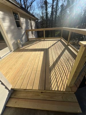 Woodstock, GA Wood Deck Build