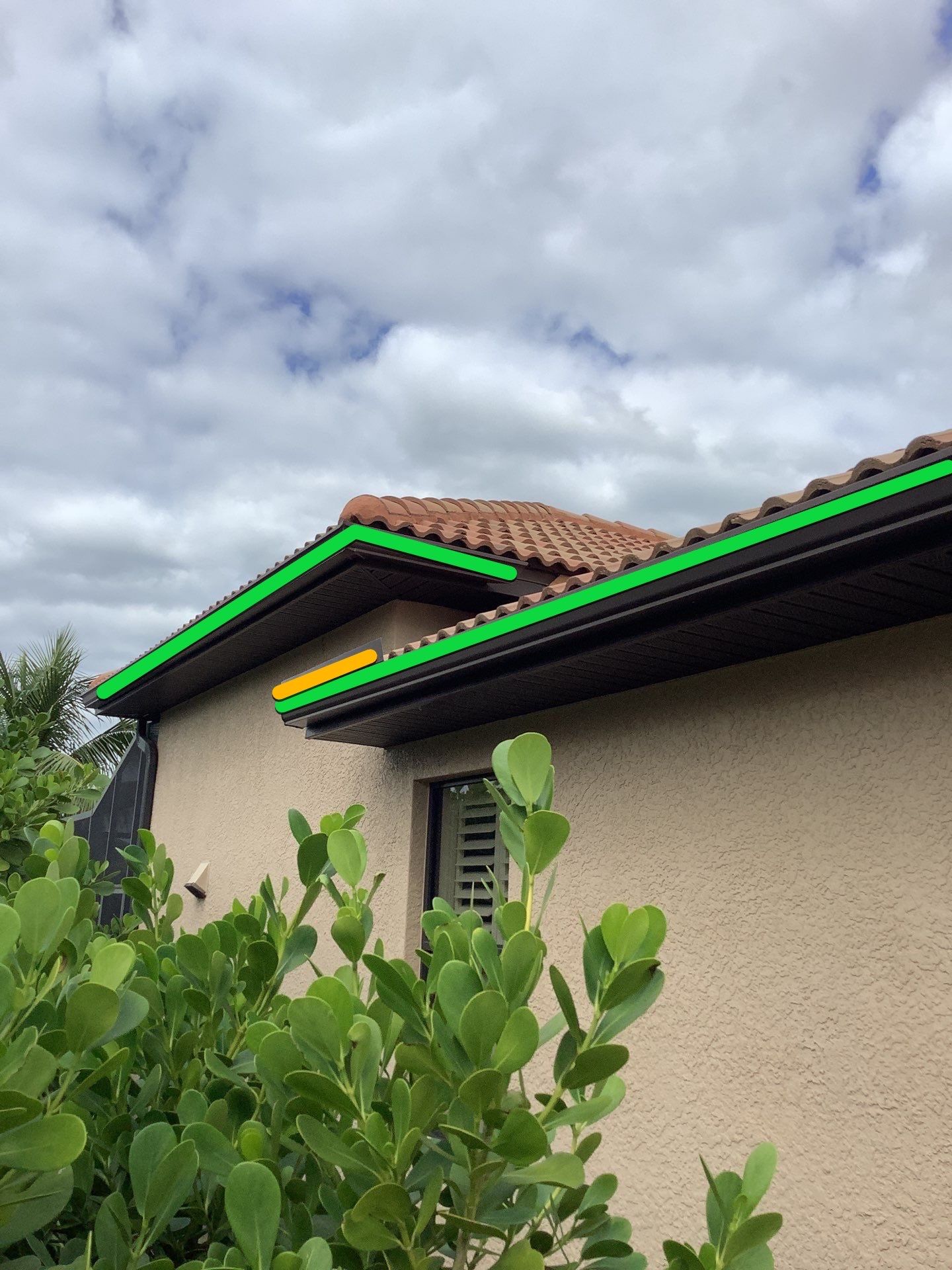 Bronze Downspout Installation in Cape Coral FL by Gutter Professors