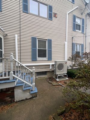 Installed Mitsubishi Electric high-efficiency gas furnace — Marblehead, MA