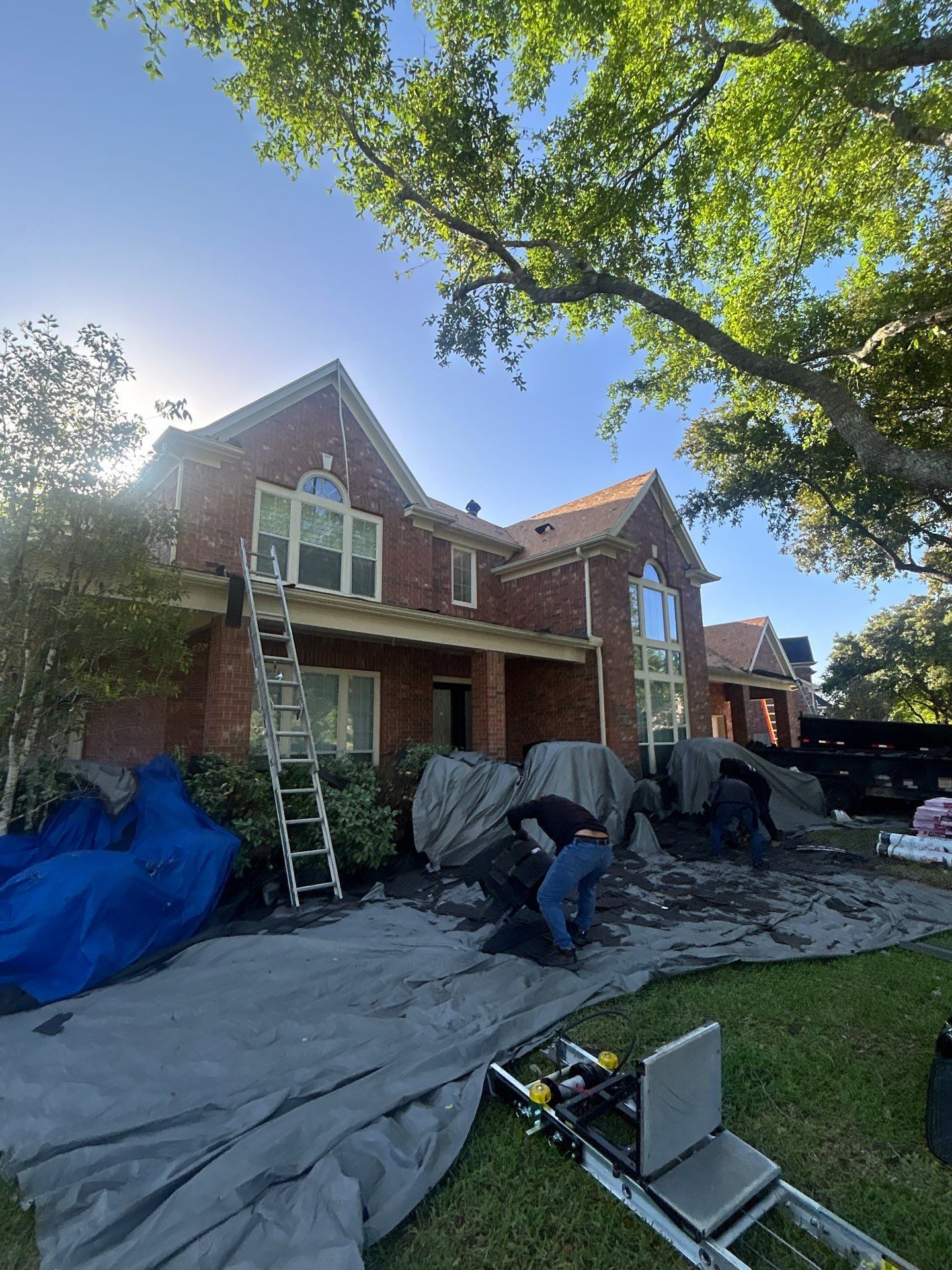Residential Roofing Installation using Owen's Corning Duration (Lifetime) Shingles by Roof Repair Company