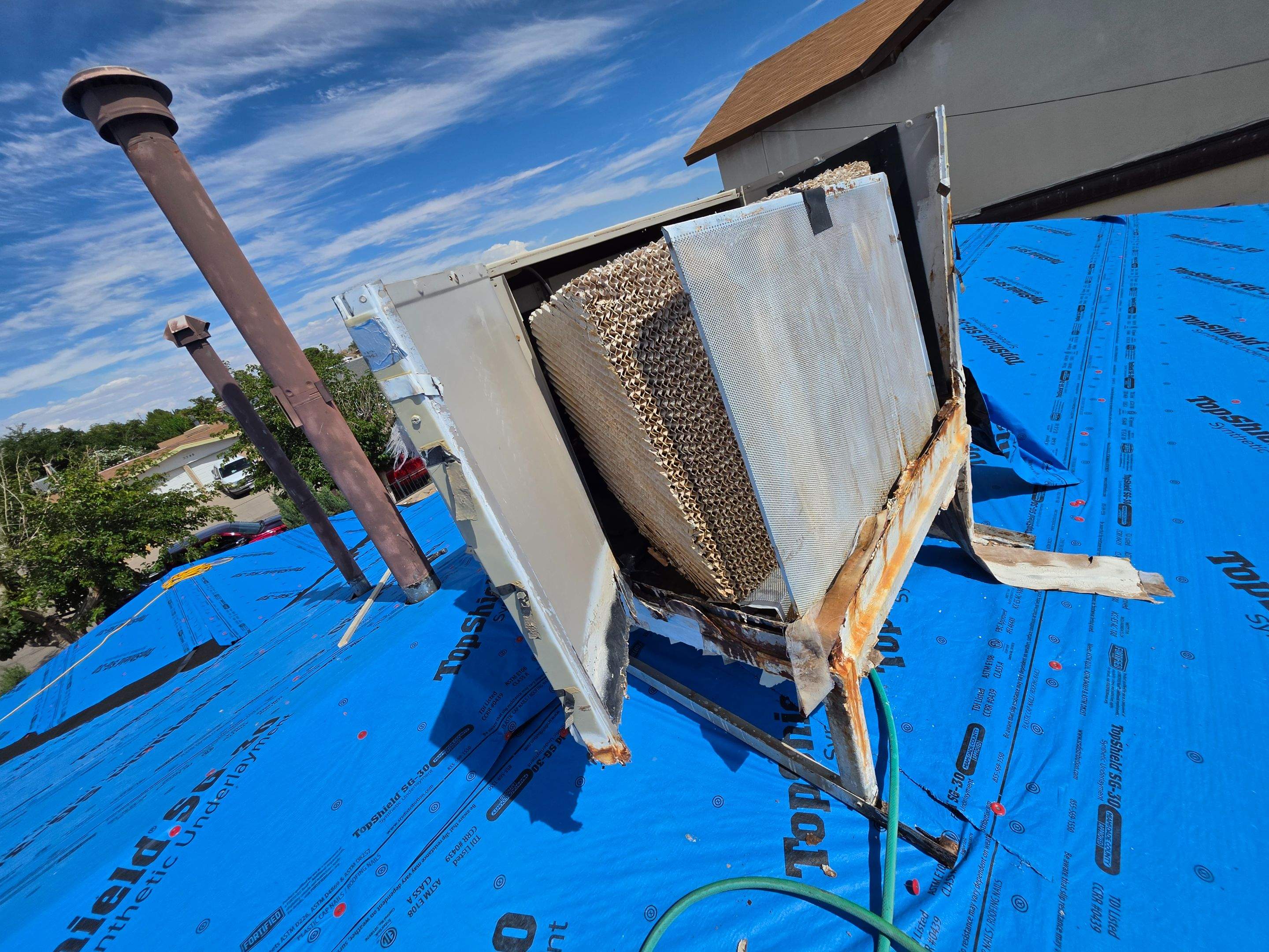 Architectural Shingle Roof Replacement and Decking Repair in El Paso by Berry Good Roofing