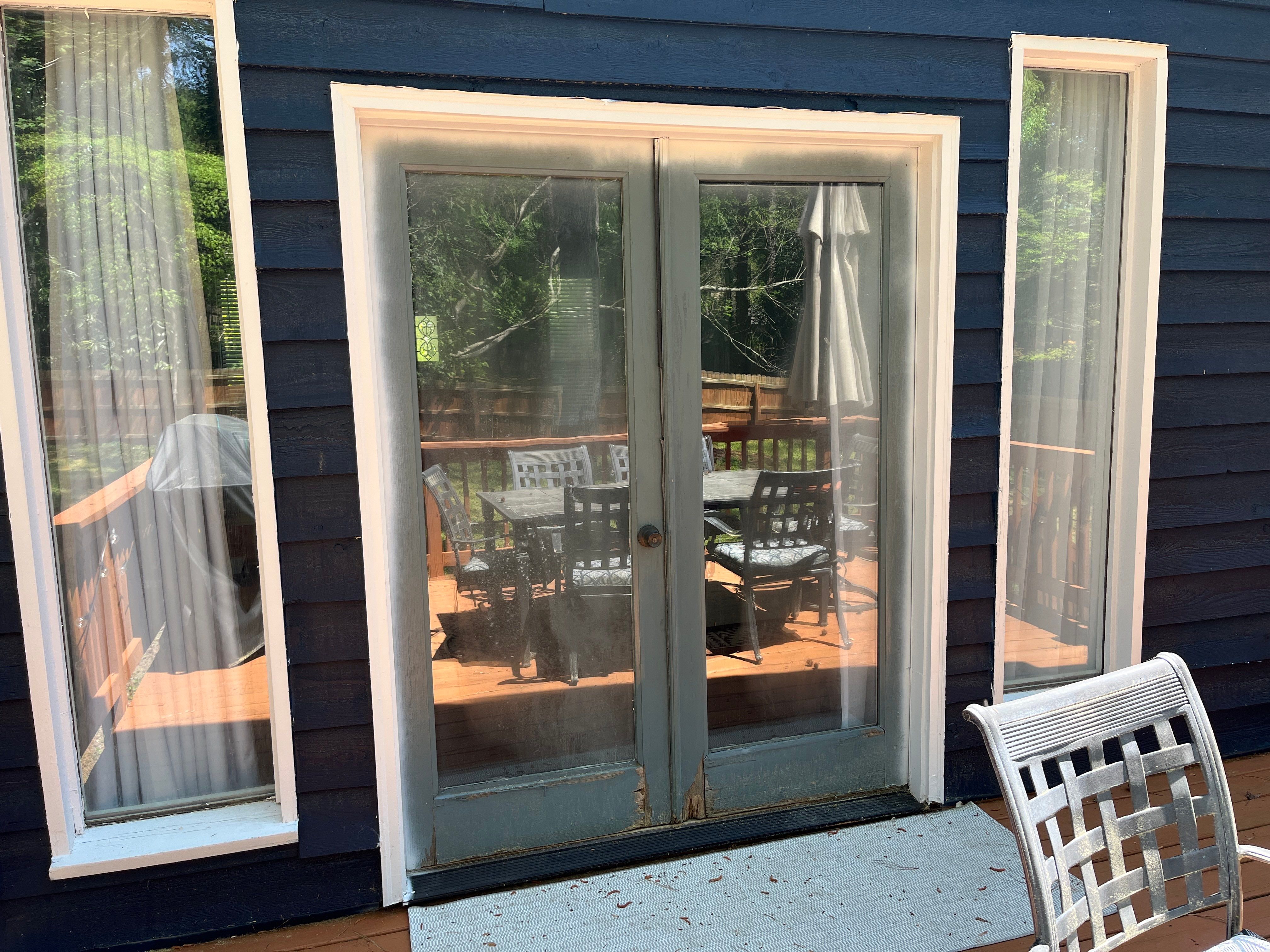 Three Door Installations using Harris Fiberglass Doors by Nelson Exteriors