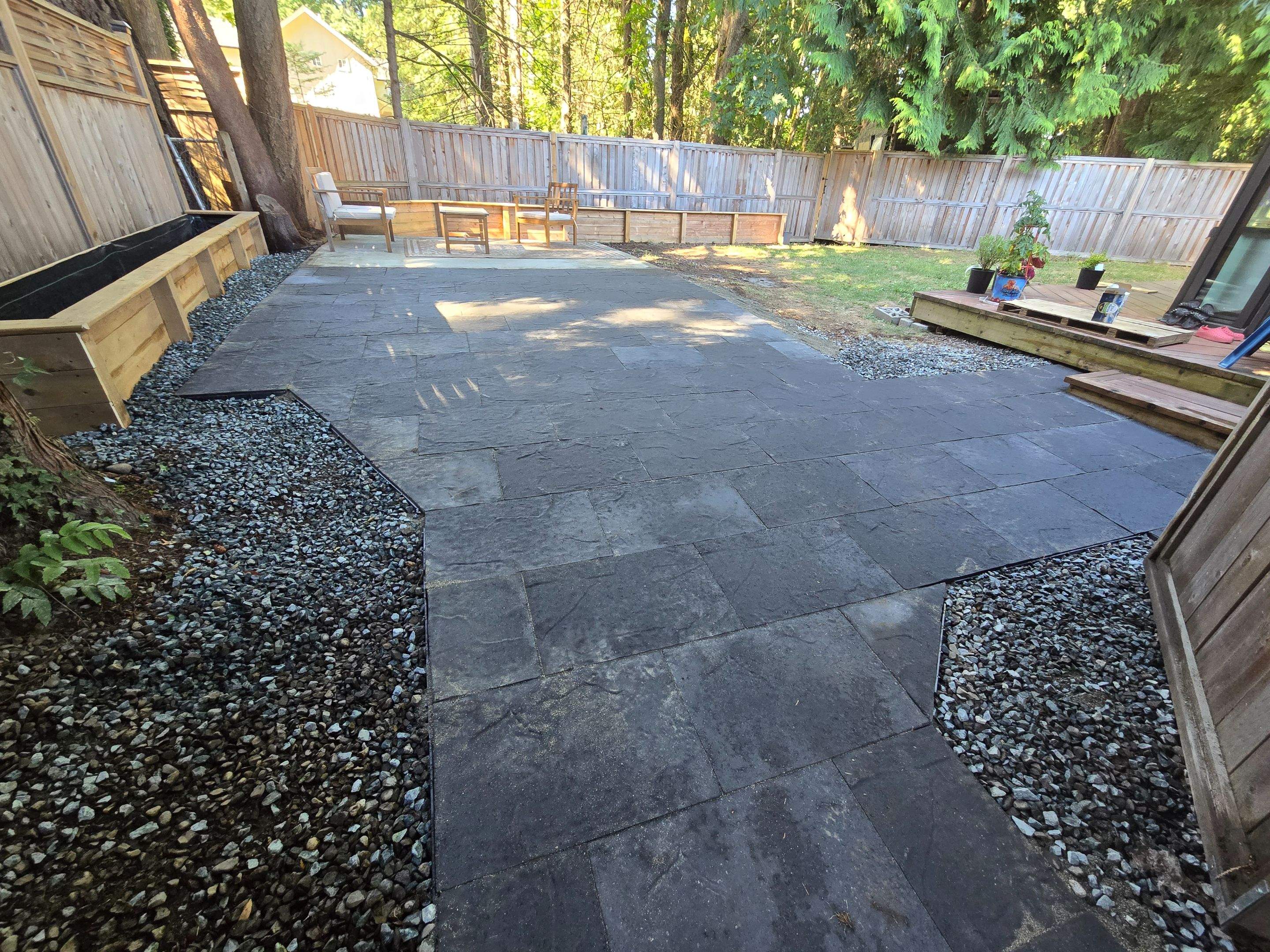 Backyard Refresh with Slab Installation & Garden Beds by Habanero Garden and Exterior Care