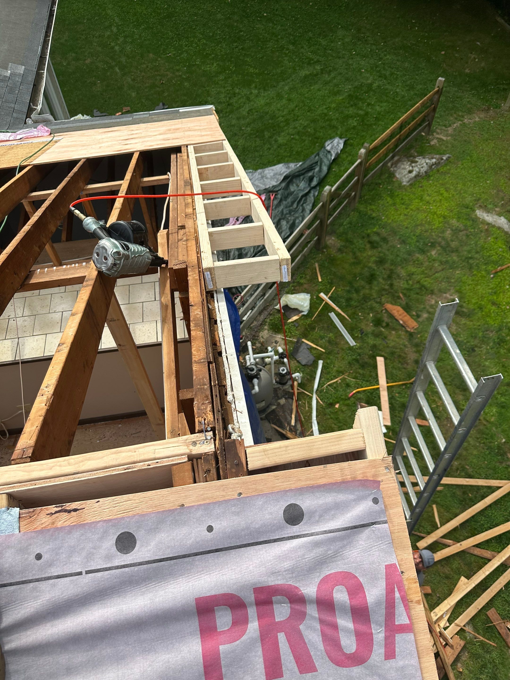 Residential Roofing Installation using Owens Corning TruDefinition Duration AR - Onyx Black & New Siding Using Mainstreet Charcoal Gray by A Plus Exterior