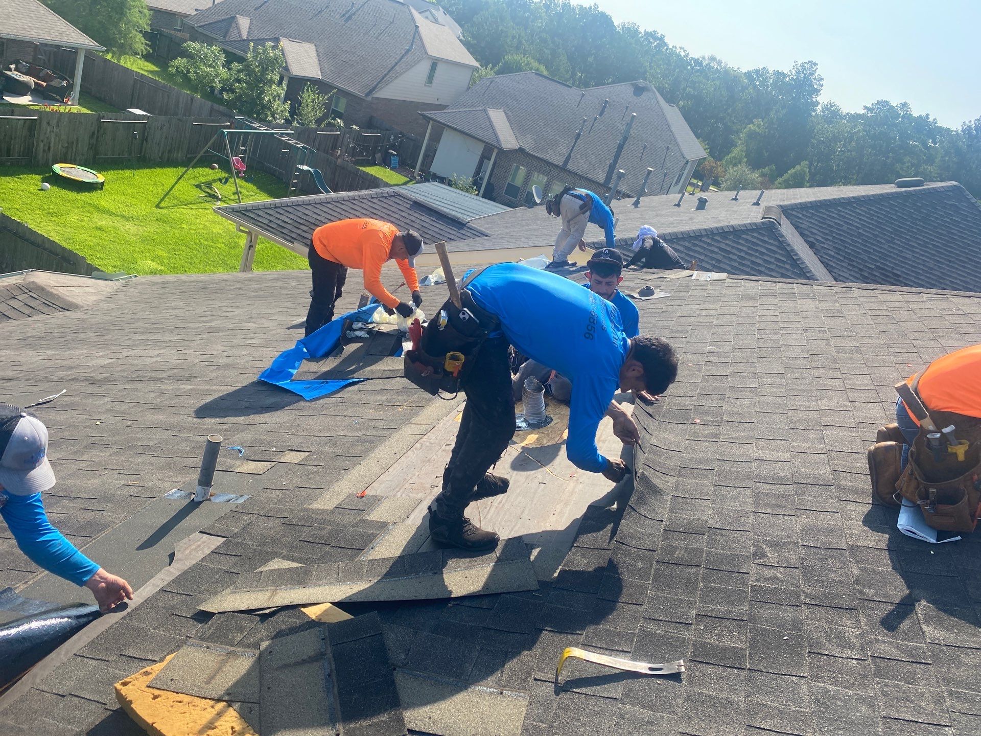 Hail Damage using Owen's Corning Duration (Lifetime) Shingles by Roof Repair Company