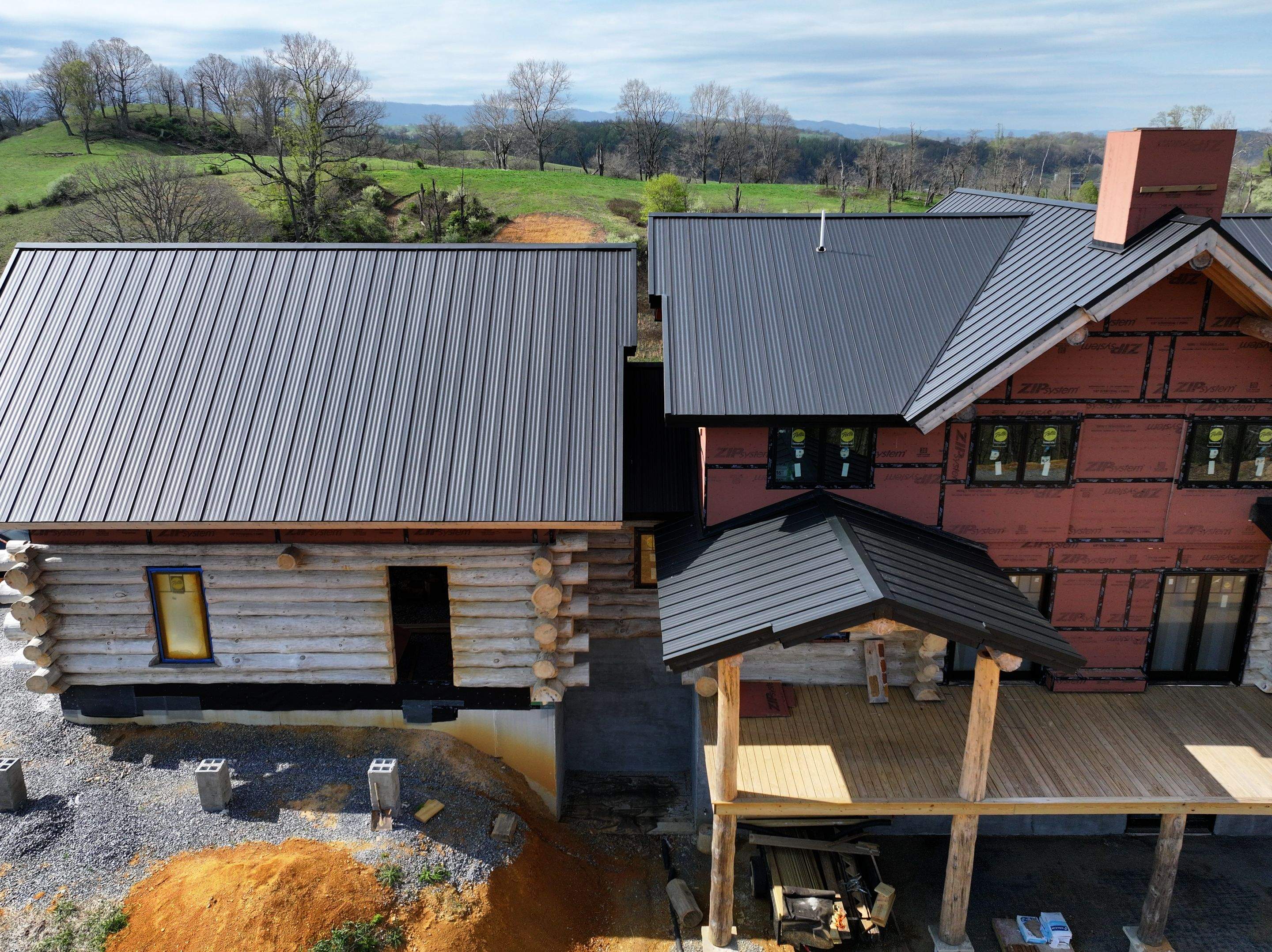 Black Frost Standing Seam by Omnia Roofing