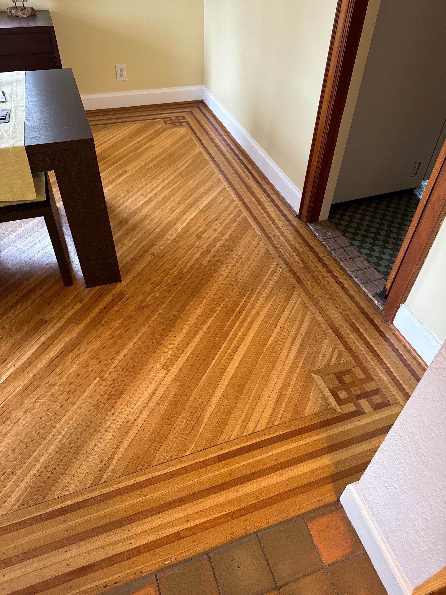 Historic Hardwood floor restoration  by Ann Arbor Hardwoods 