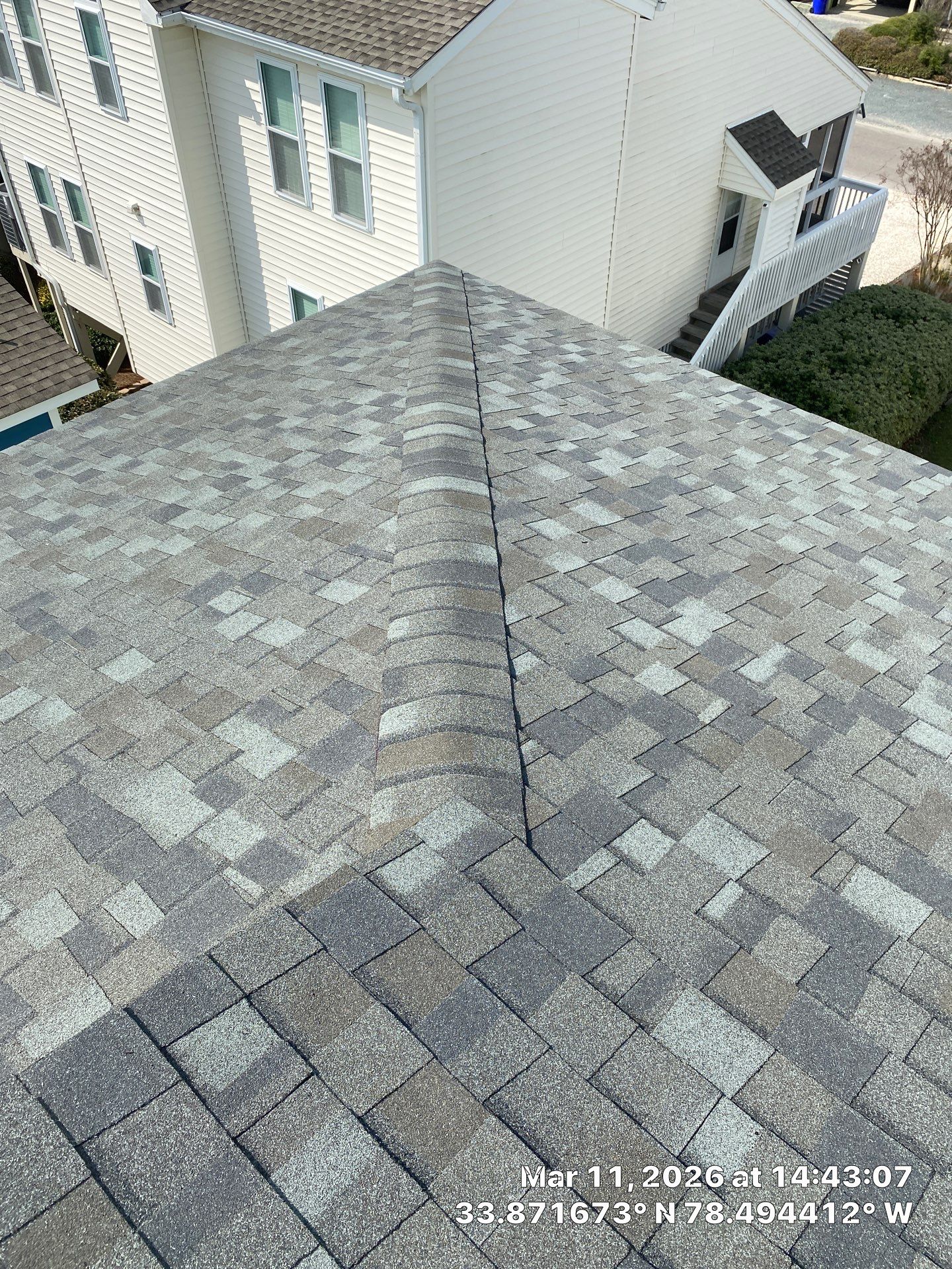 FORTIFIED Roof Replacement using CertainTeed Landmark Pro Max Def Georgetown Gray in Sunset Beach, NC by RGR Construction and Roofing, LLC