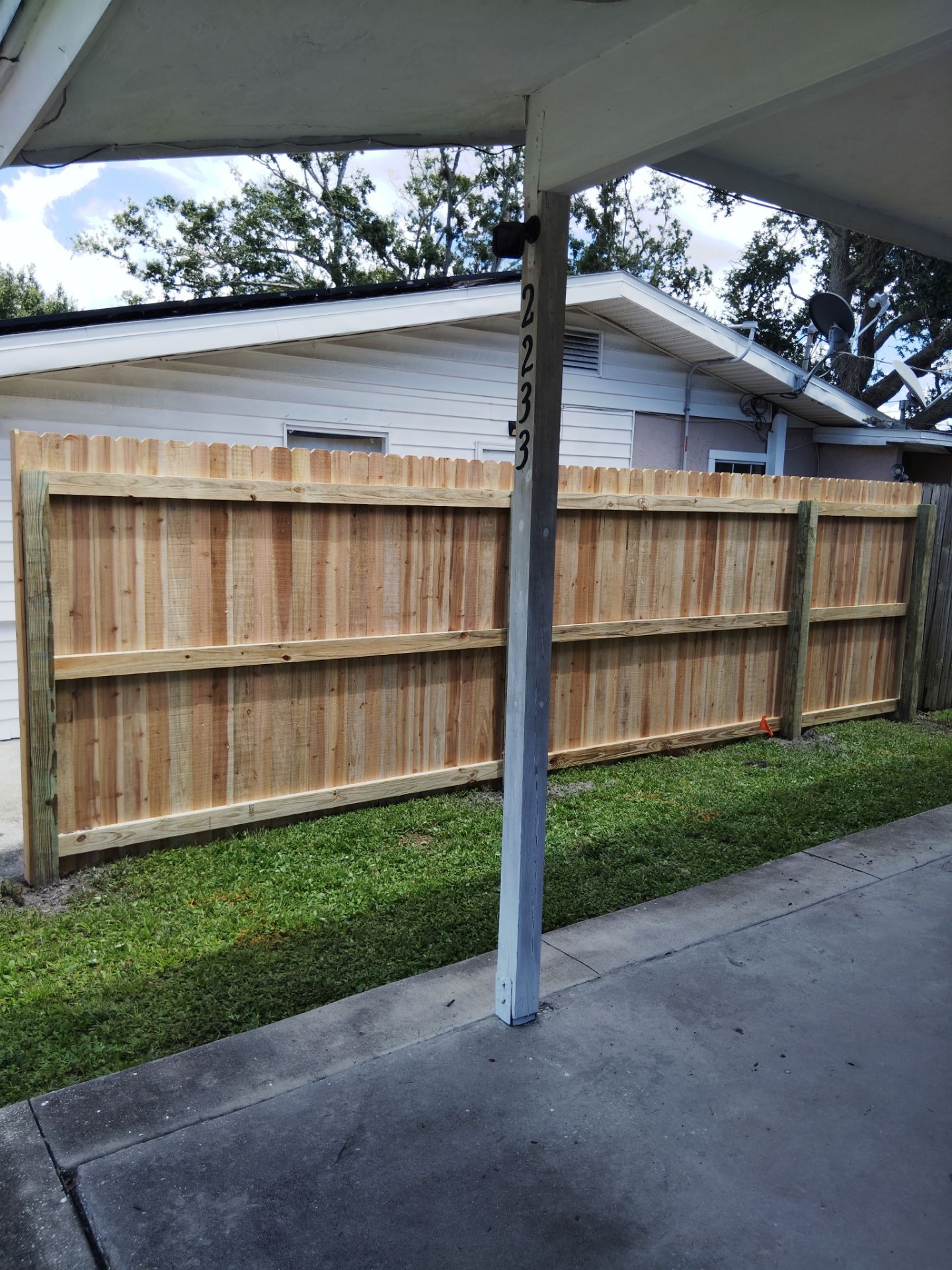 2233 Amanda Dr  by H&Y Fence