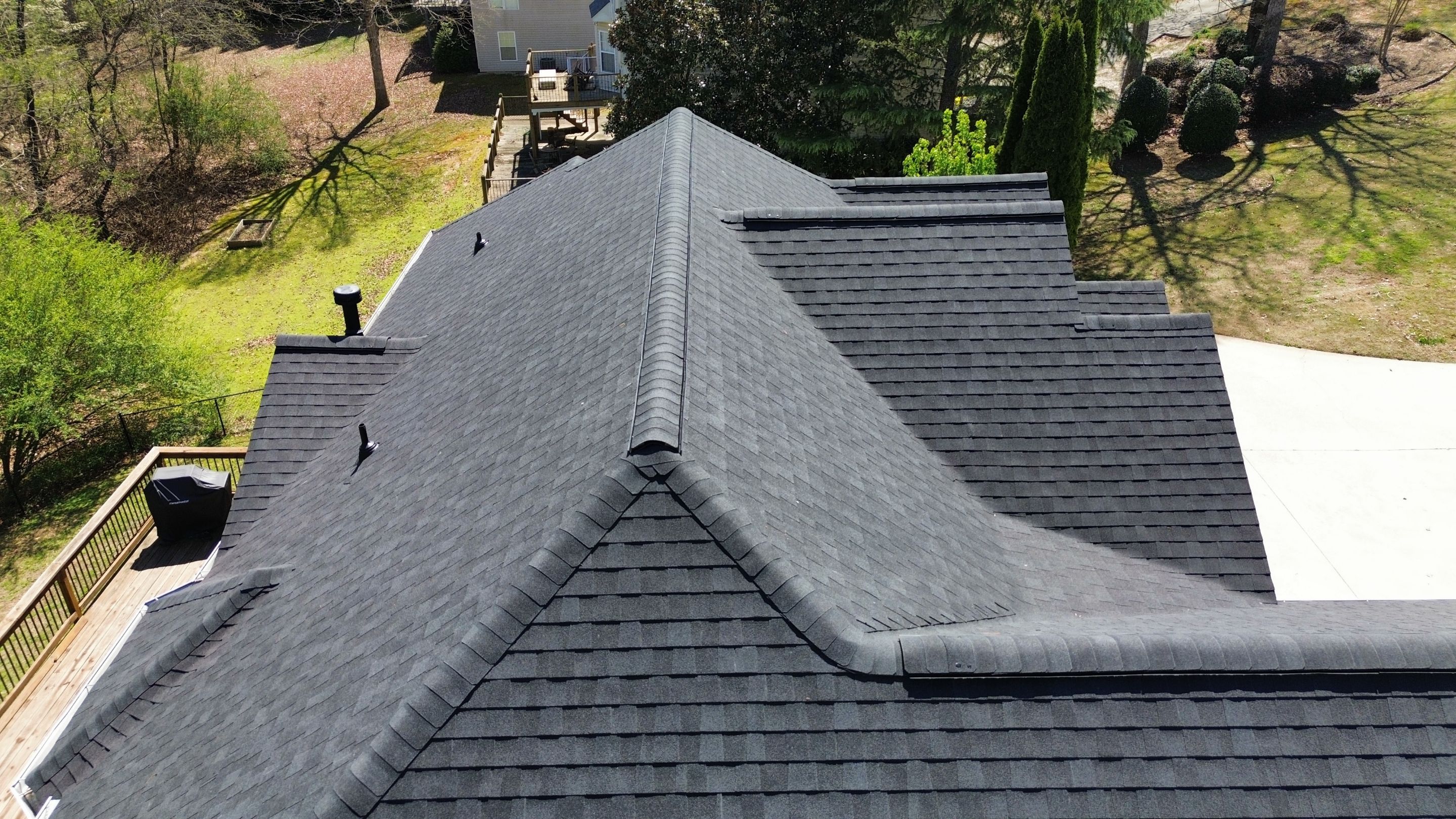 Gainesville, GA Roof Replacement CertainTeed Landmark Pro Max Def Charcoal Black by Reset Roofing