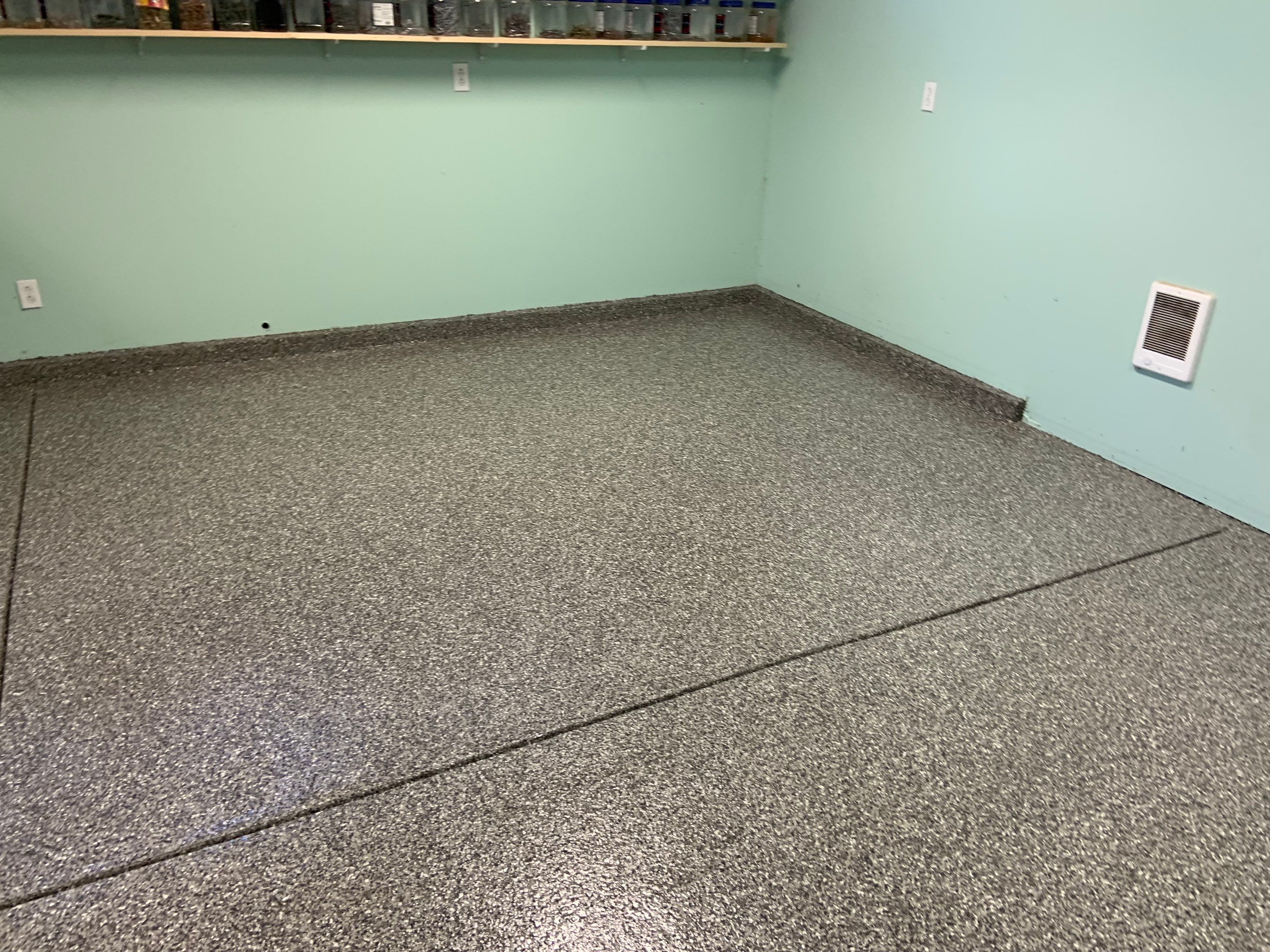 Countertop Transformation using Galaxy Colorway by Croc Coatings, LLC