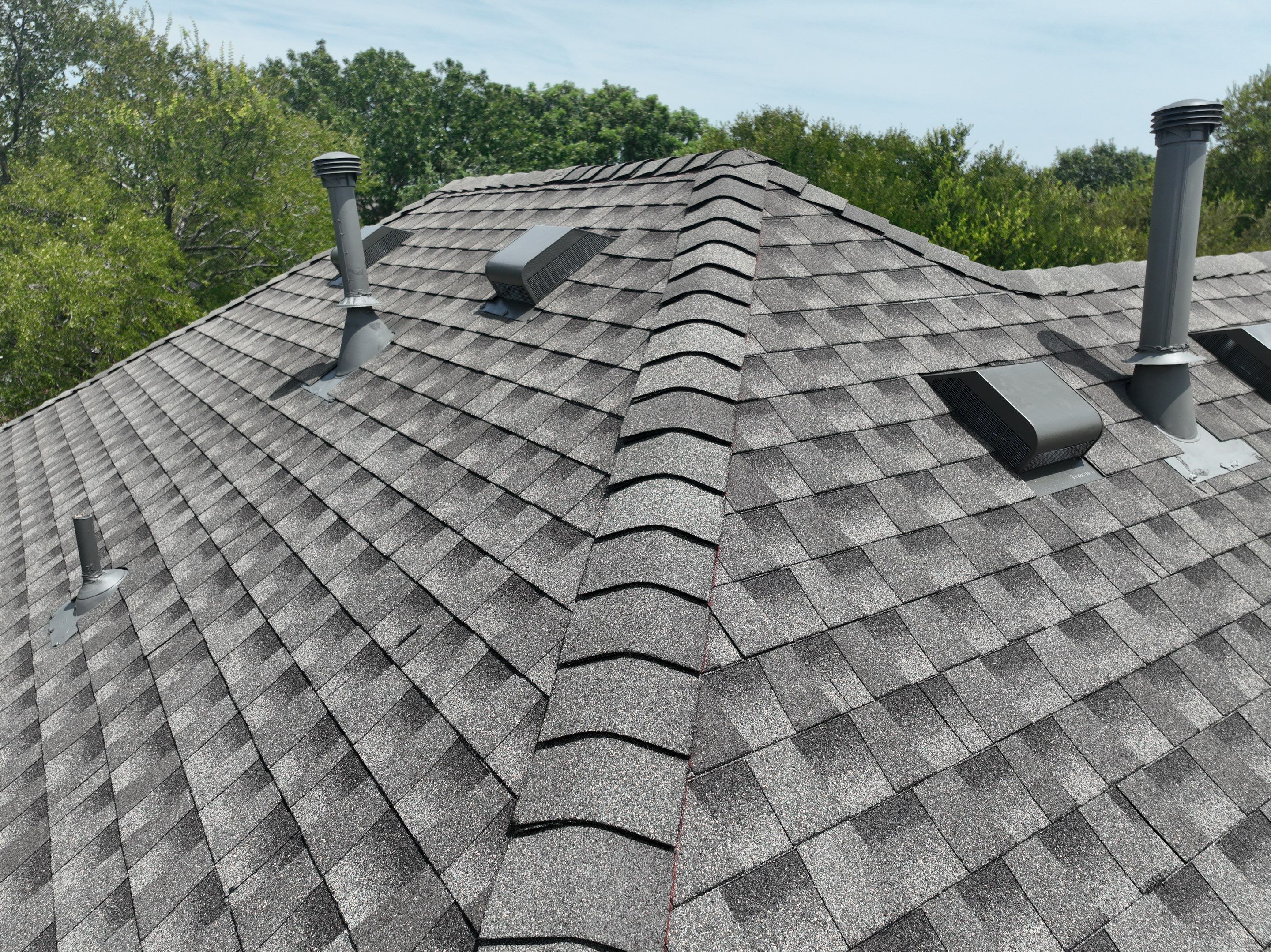 Residential Roofing Installation using GAF Timberline HDZ Weathered Wood by OneSource Roofing and Restoration
