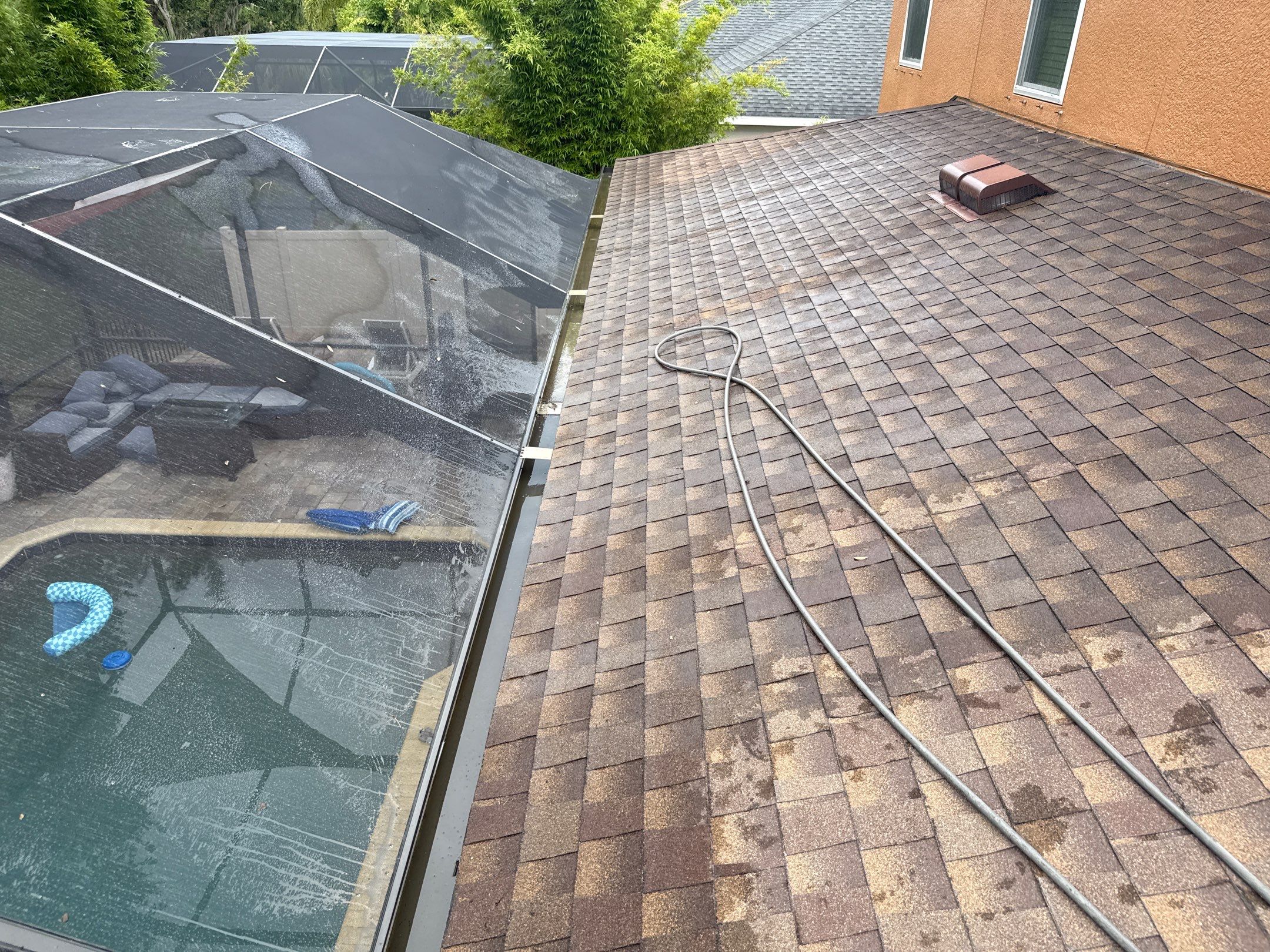 Full Exterior Cleaning – Two-Story House, Gutters, and Fence in Old Mill Preserve, Palmetto, FL by Sunshine AquaWash