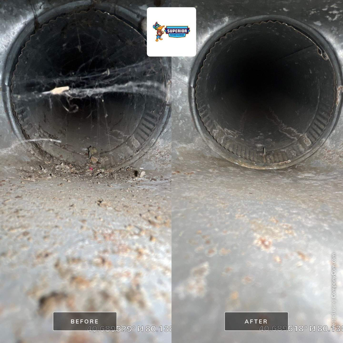 Air Duct Cleaning With a Vacuum Truck in Cranberry Township, PA by Superior Air Duct Cleaning