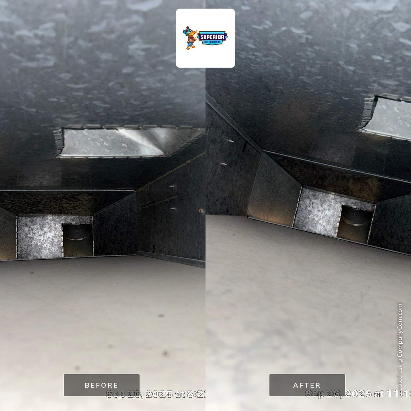 Air Duct Cleaning With a Vacuum Truck in Grove City, PA by Superior Air Duct Cleaning