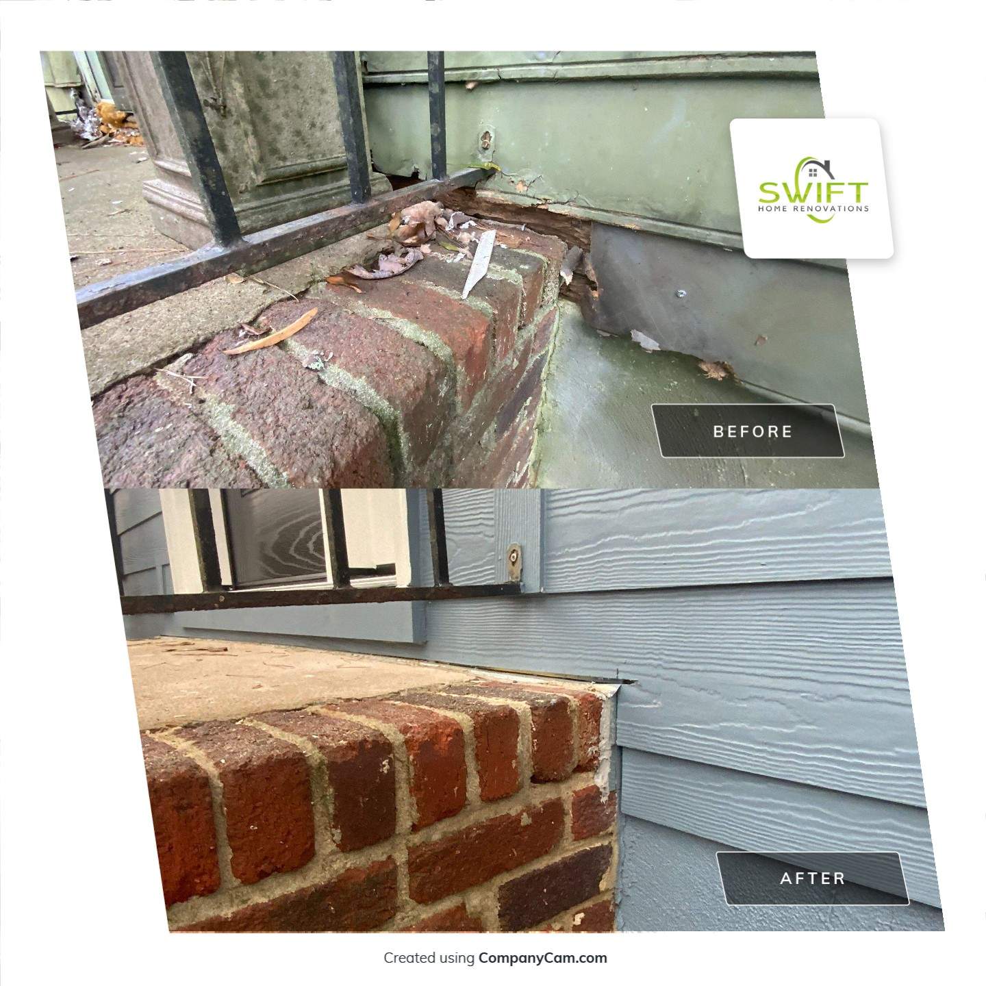Full Exterior Siding Replacement and Trim Update in Lilburn Georgia by Swift Home Renovations