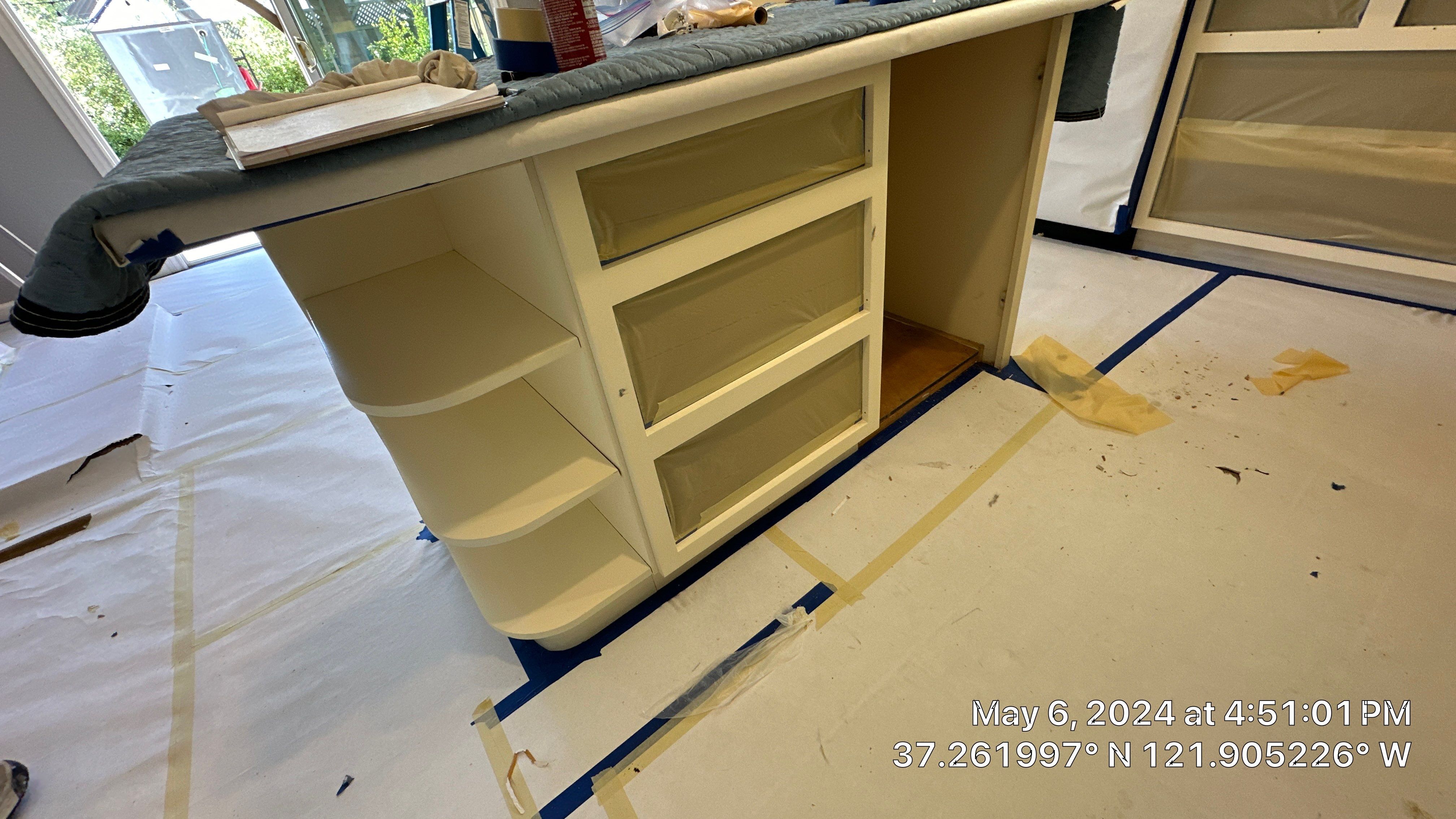 cabinet painting San Jose  by Herrera’s Bay Area Painting inc.