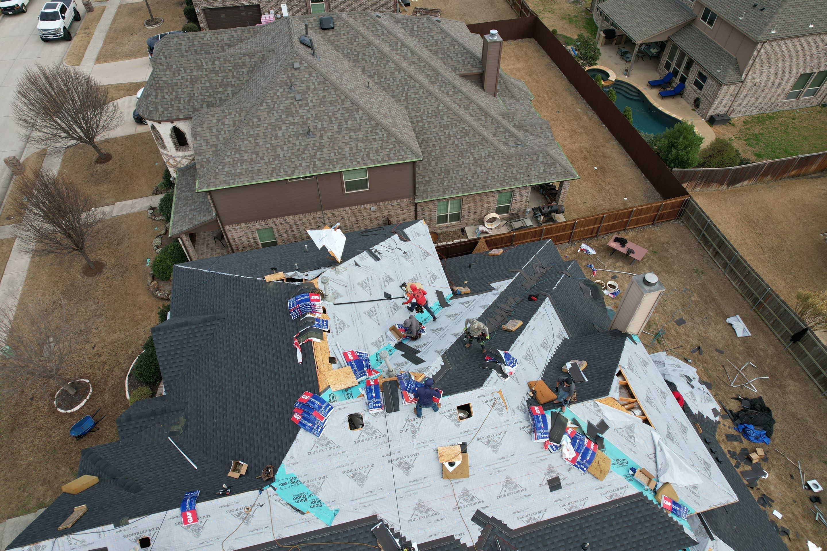 Project in Murphy by Zeus Exteriors