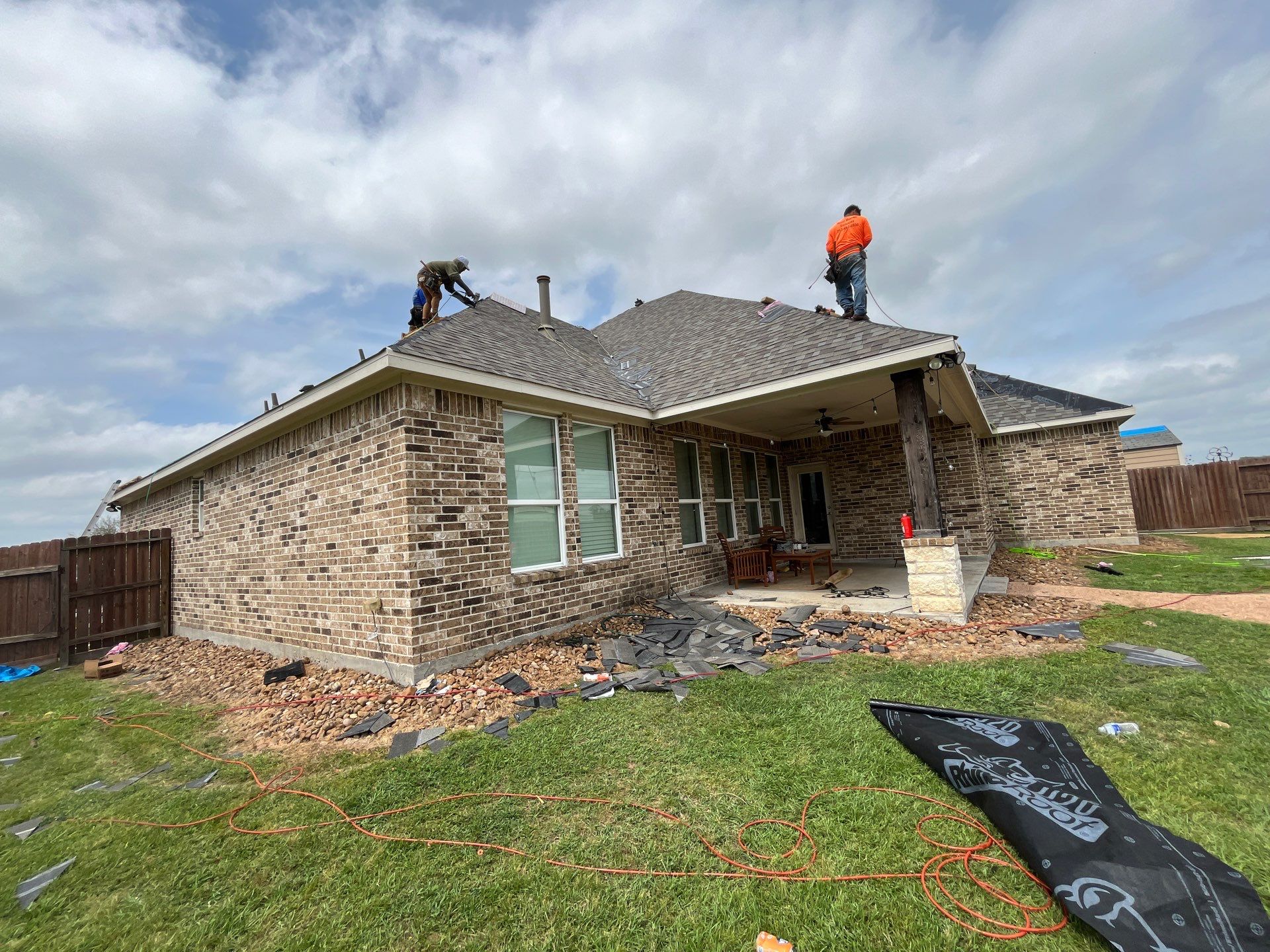 Hail Damage using Owen's Corning Duration (Lifetime) Shingles by Roof Repair Company
