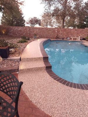 Pool Deck w/ Sandstone