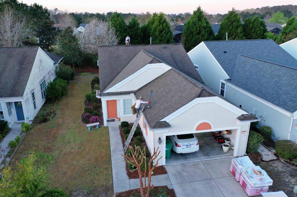 Residential Roofing Installation using Owens Corning® Oakridge Tru-Def Desert Tan by Indigo State Roofing