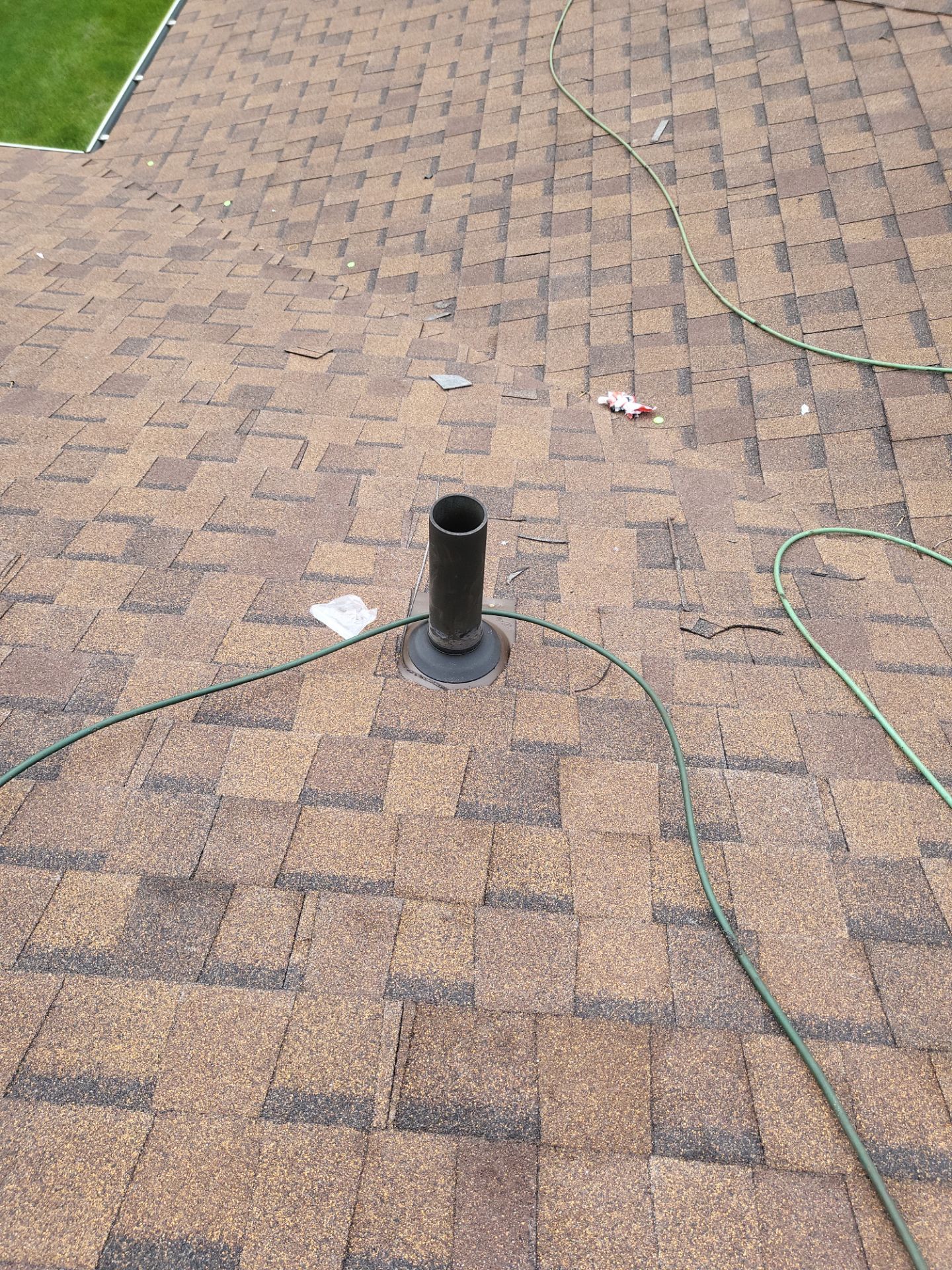 Atlas Pinnacle, Color, Burnt Hickory, Drip Edge, Color, Royal Brown by Eagle Eye Roofing