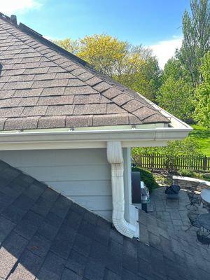 Turtle Shell gutter protection installation in Naperville, IL 60565, photograph 14