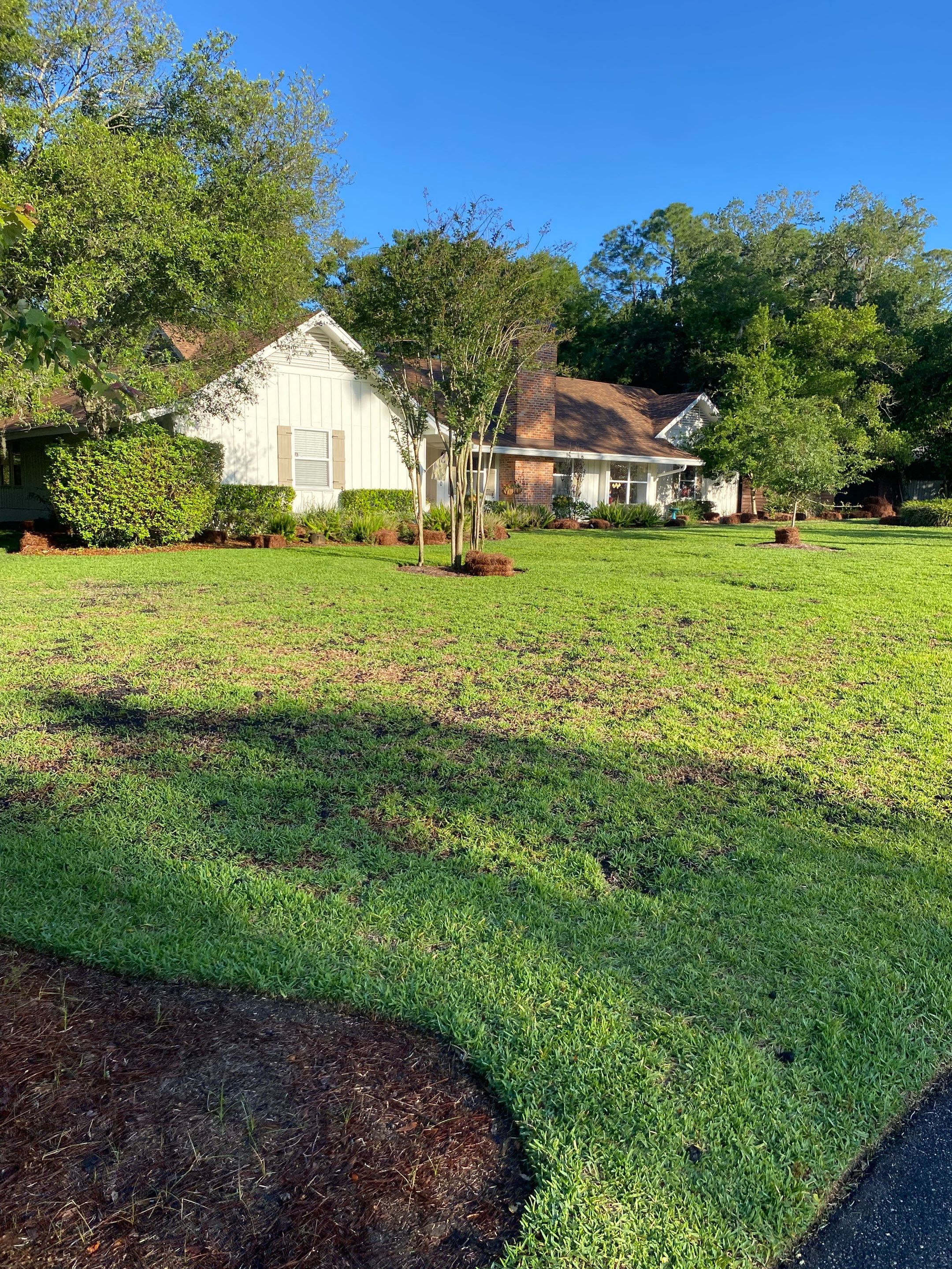 Deerwood Resident | Pine Straw & Topsoil Install by ProGreen Services