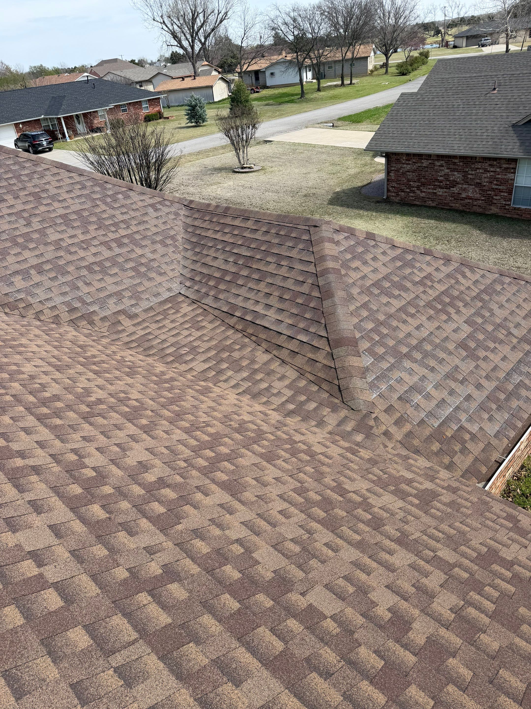GAF Timberline Asphalt Shingle Roof Replacement in Sulphur, Oklahoma by BANA Roofing and Solar Supply