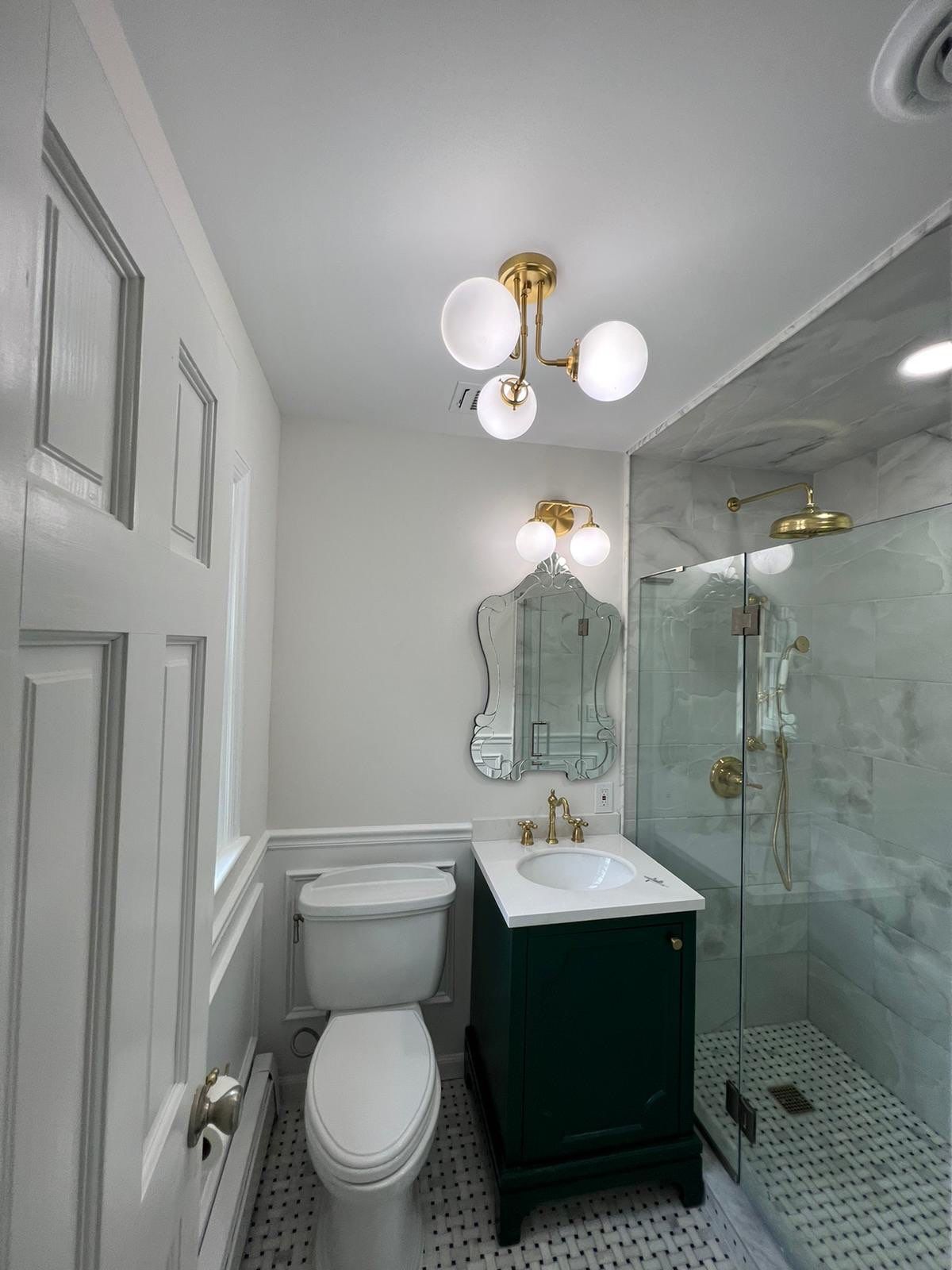 Bathroom Remodel using Tile by Home Concepts Construction