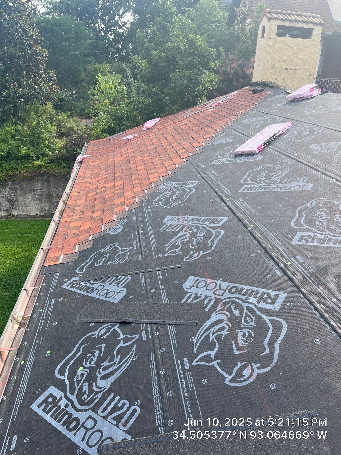 Asphalt Shingle and Flat Roof Replacement in Hot Springs by Temple Roofing and Exteriors