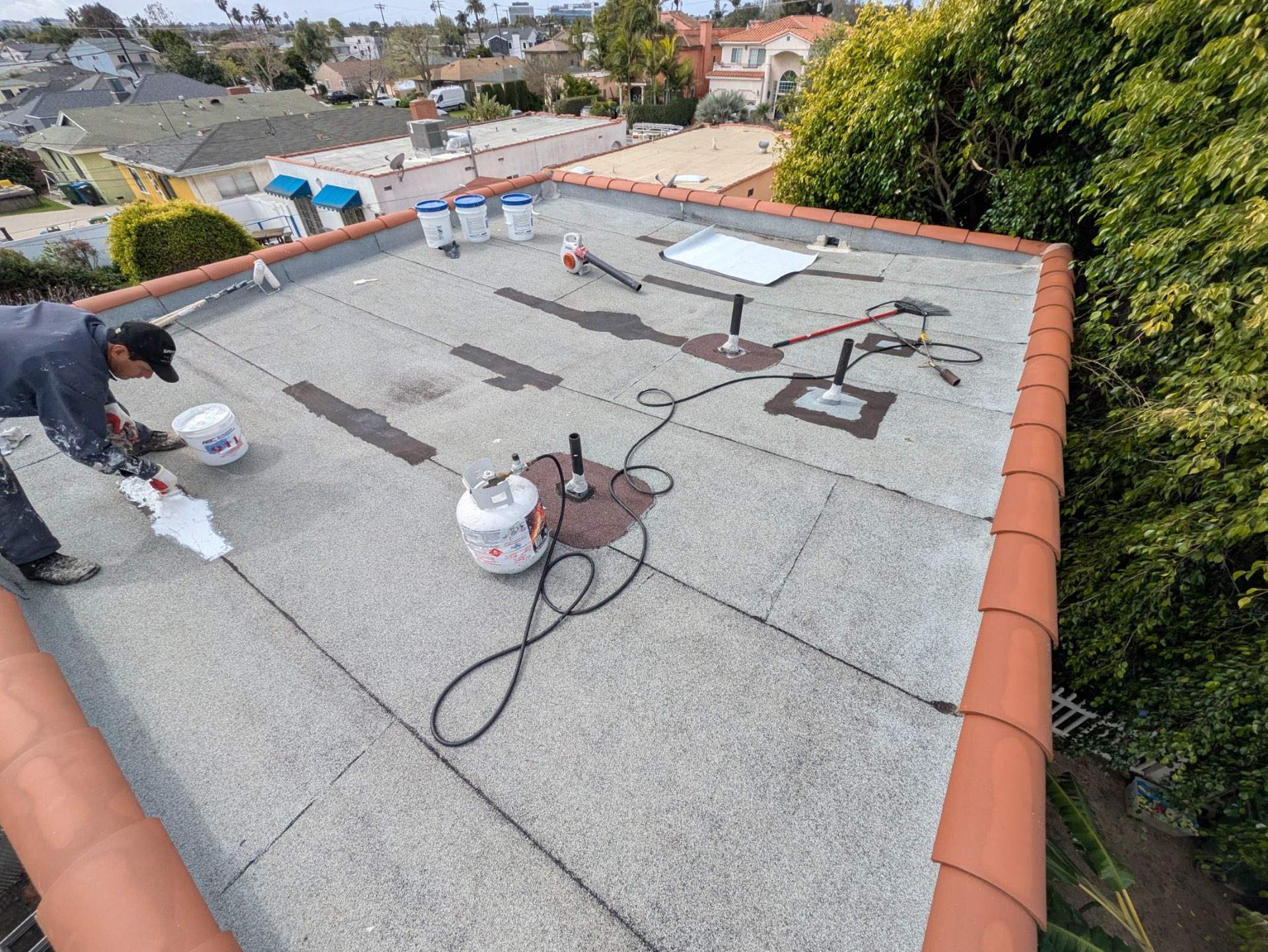 Commercial Silicone Roof System using ASC Silicone Membrane by Hull Brothers Roofing