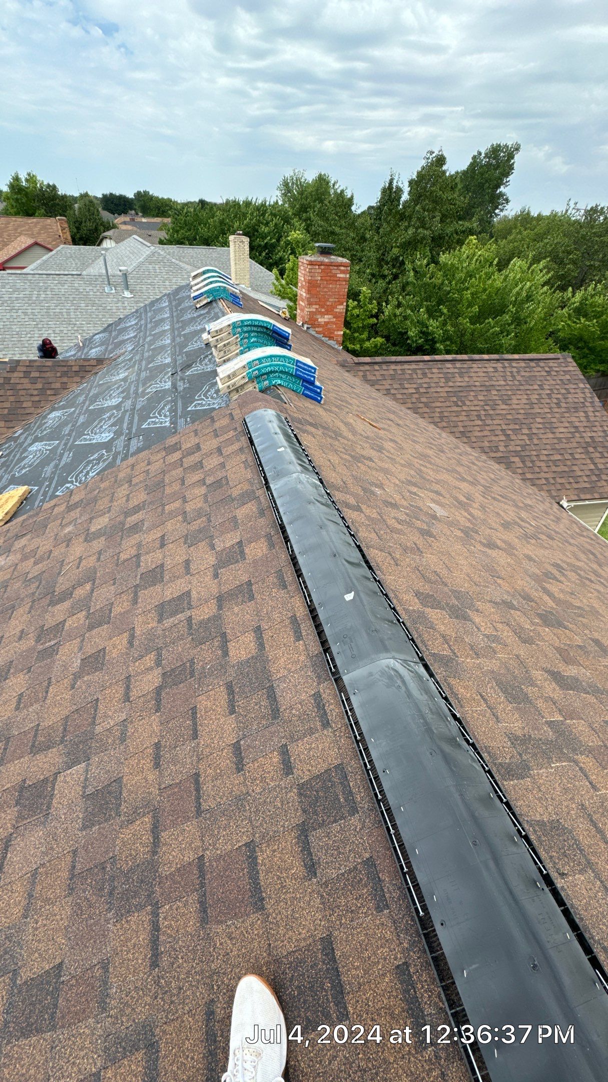 Roof Installation using Certainteed Landmark by Castillo Roofing