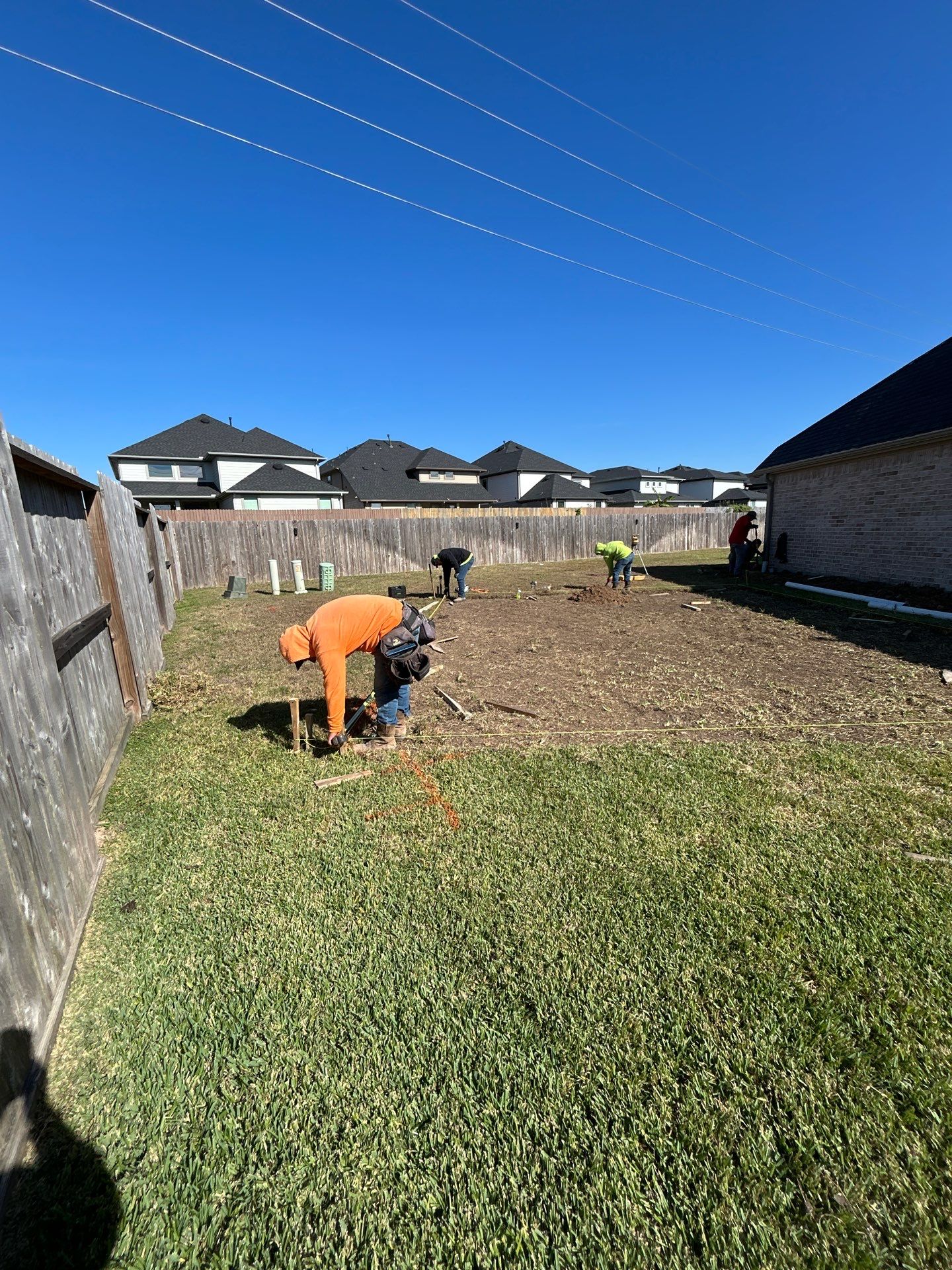 🏀💧 New Basketball Court & Drainage System – Full Backyard Upgrade by Texas Urban Elements