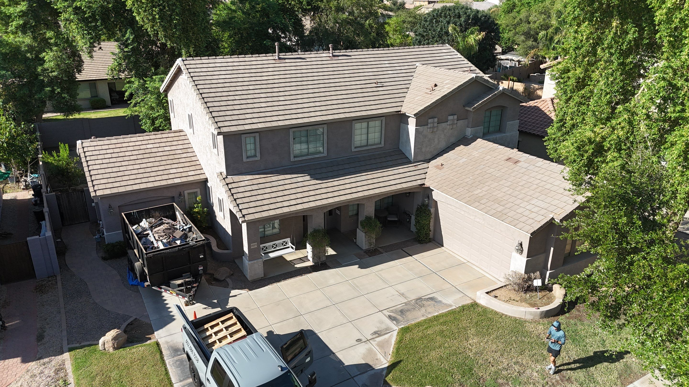 Project in Queen Creek, AZ by Saint Roofing
