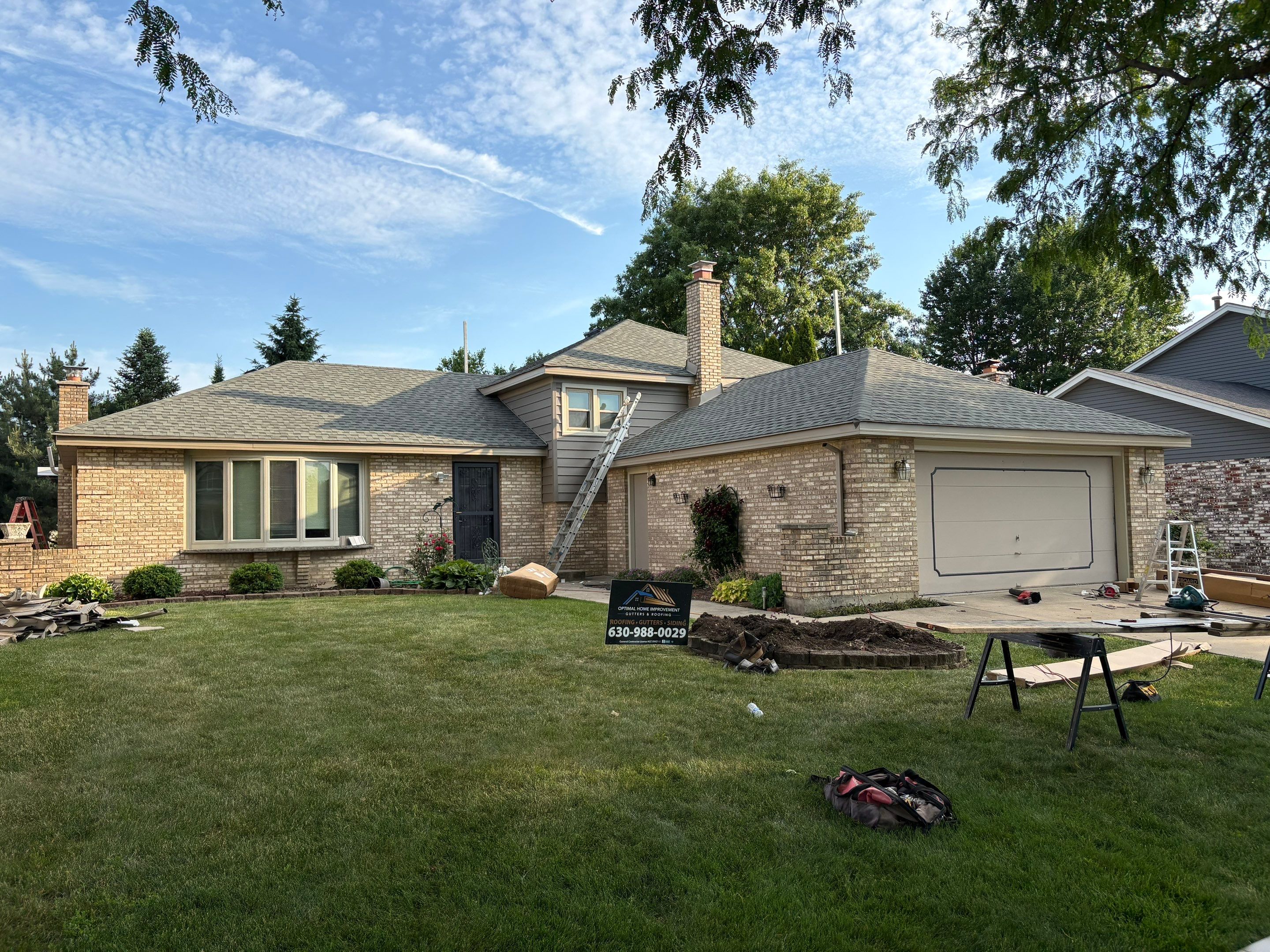 Roof, gutters and siding by Optimal Home Improvement 