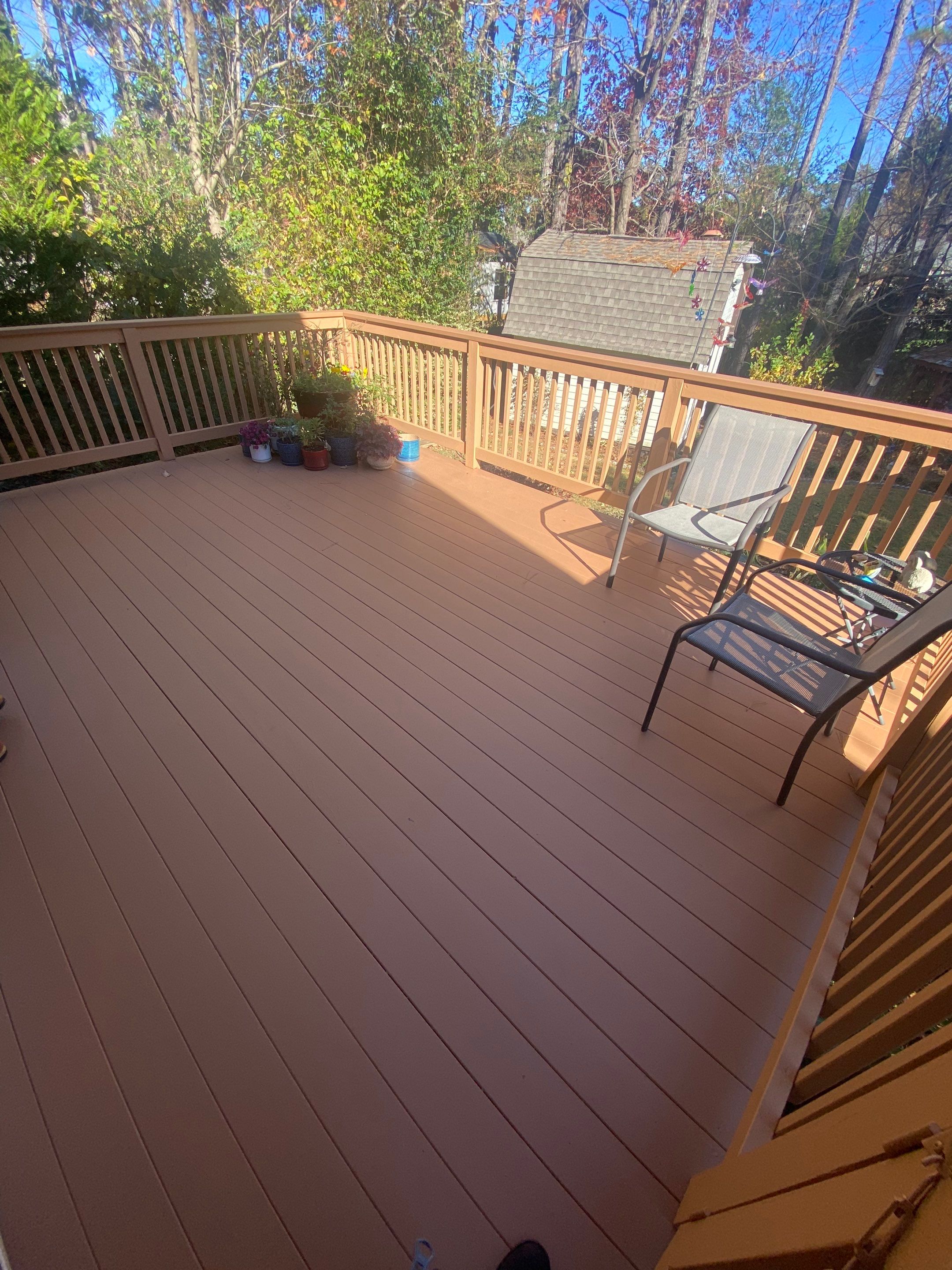 Custom Elevated Deck Construction and Refinishing in Marietta by Swift Home Renovations