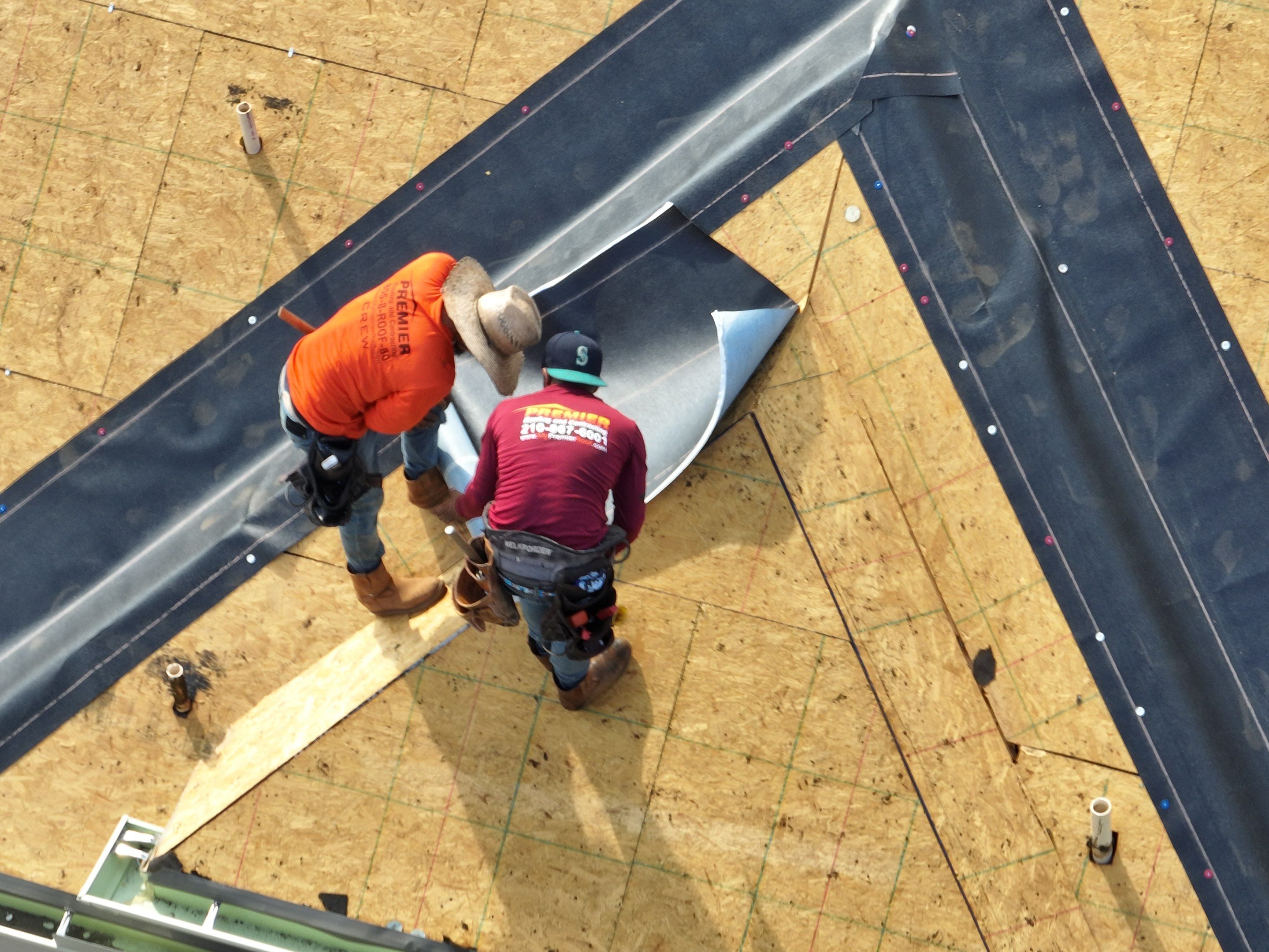 Residential Roof Replacement using 30 Year Laminate Shingles with High Profile Ridge by Premier Roofing and Contracting