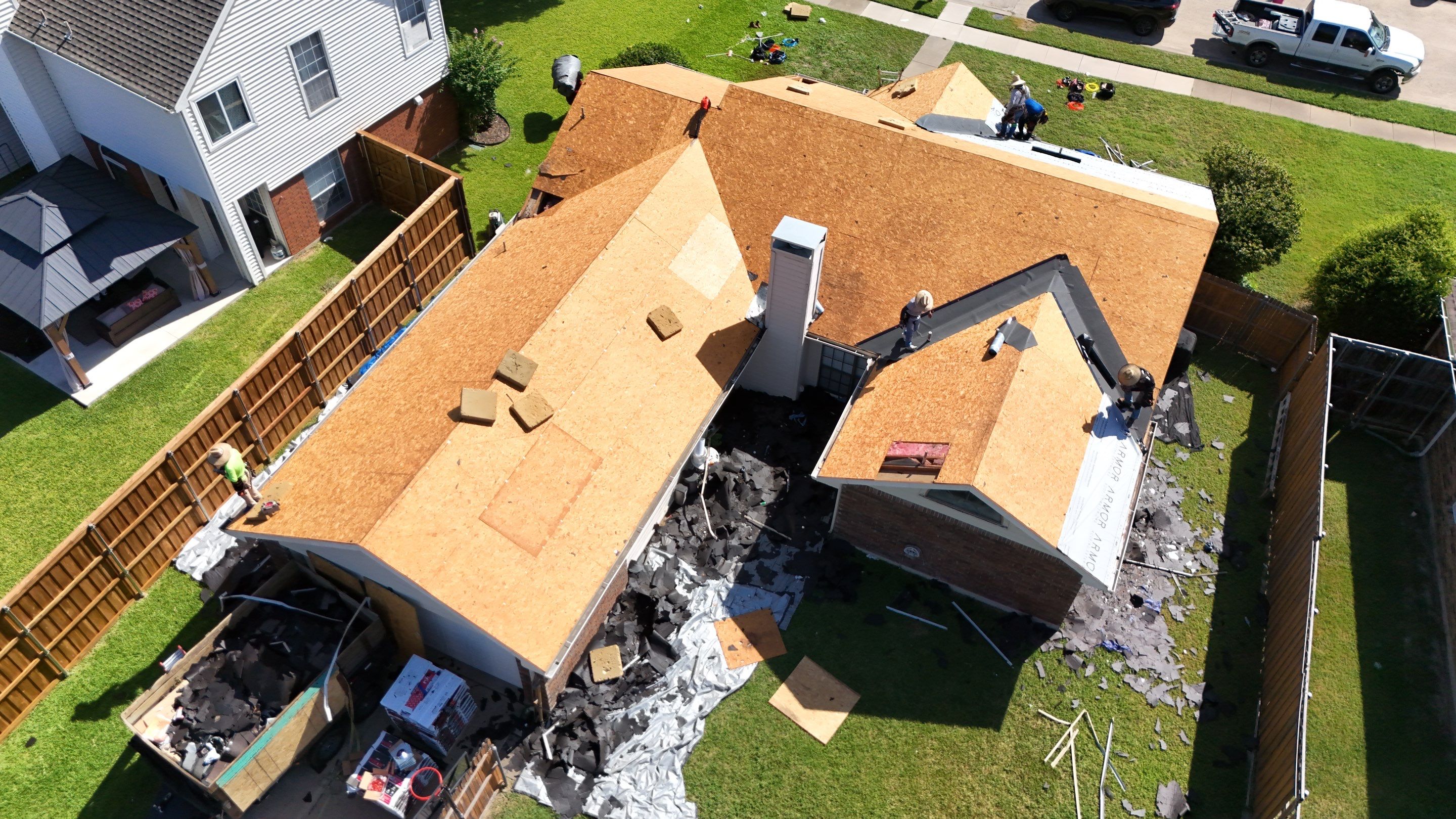Complete Storm Restoration and Architectural Shingle Roof Replacement in Plano by Armor Roofing | Exteriors
