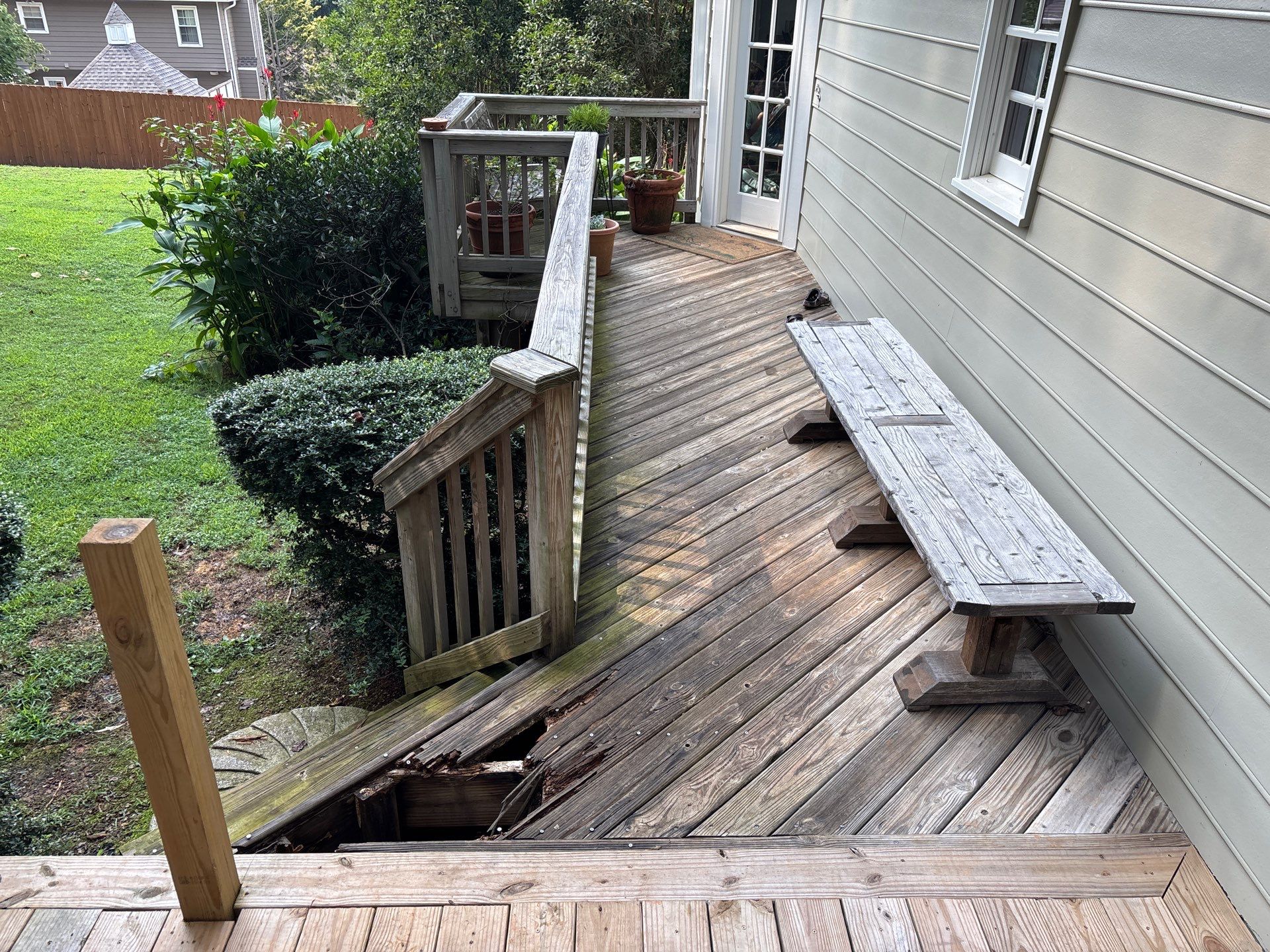 Pressure Treated Wood Resurface by Nelson Exteriors 