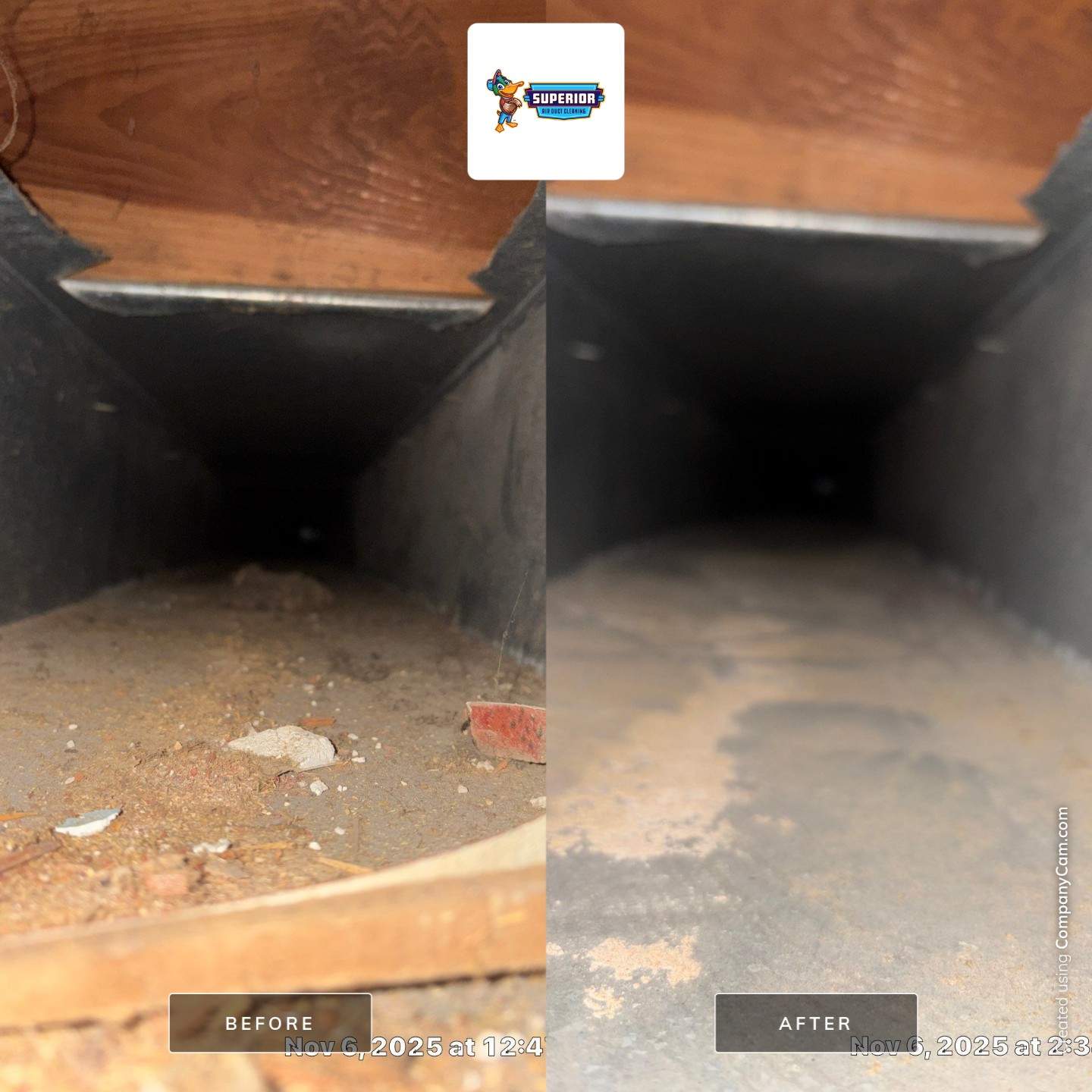 Air Duct Cleaning With a Vacuum Truck in Baden, PA by Superior Air Duct Cleaning