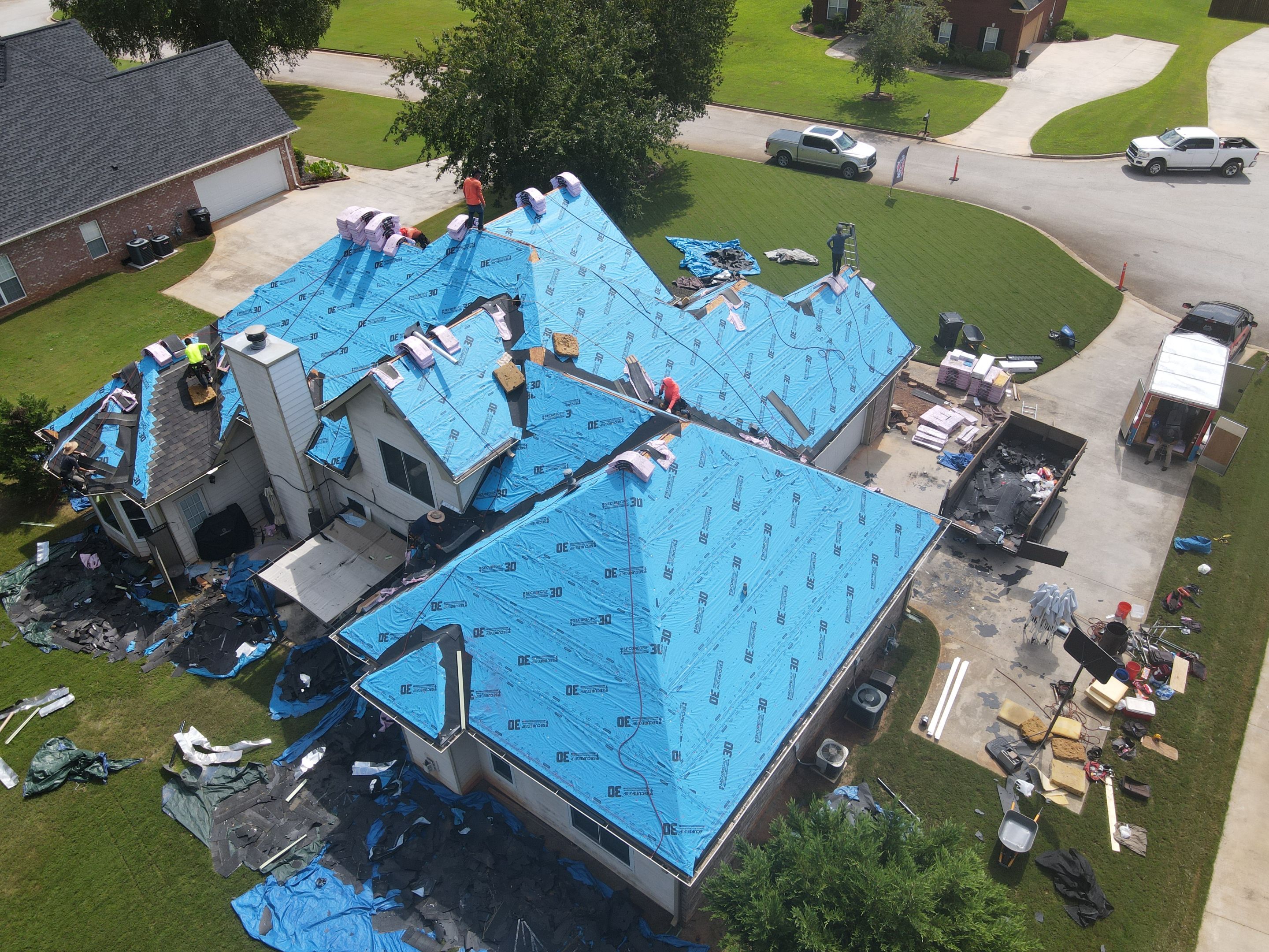 Residential Roofing Installation using Owens Corning by Inspector Roofing and Restoration