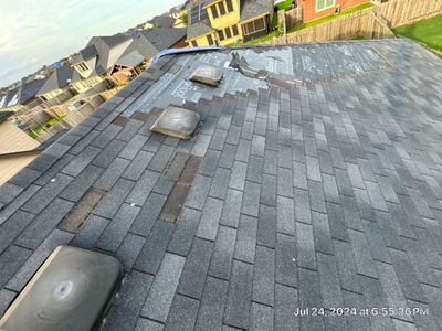 Roof Repair -Hurricane Beryl