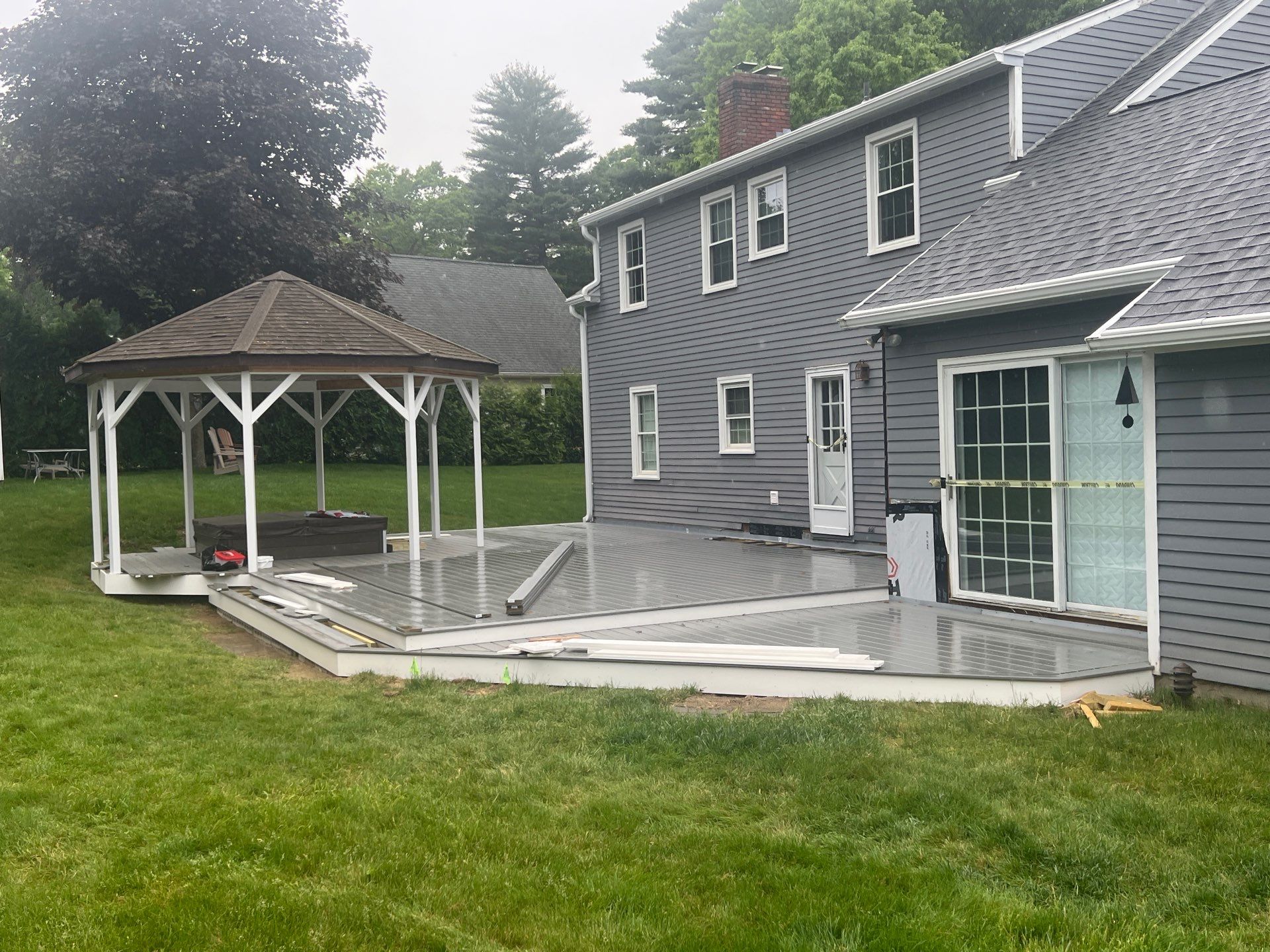 Deck Repair using Trex Select Decking by Chagnon Building & Remodeling LLC