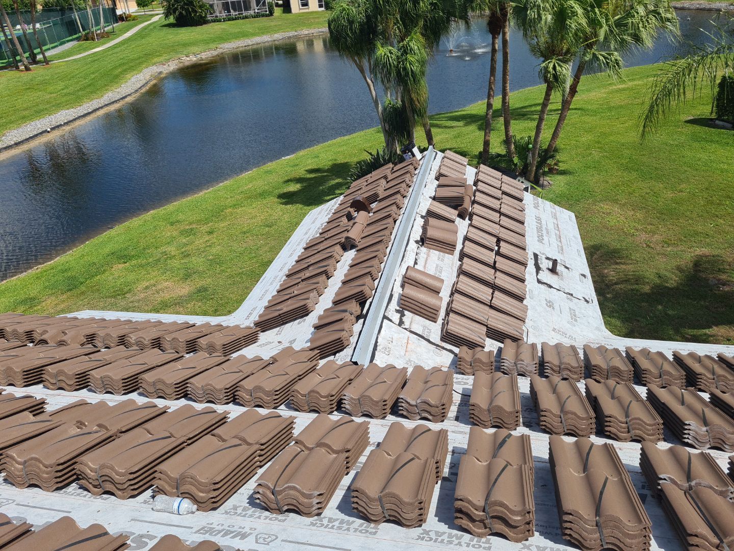 Residential Roofing Installation using WestLake Roofing Tile by BLUES BROTHERS ROOFING