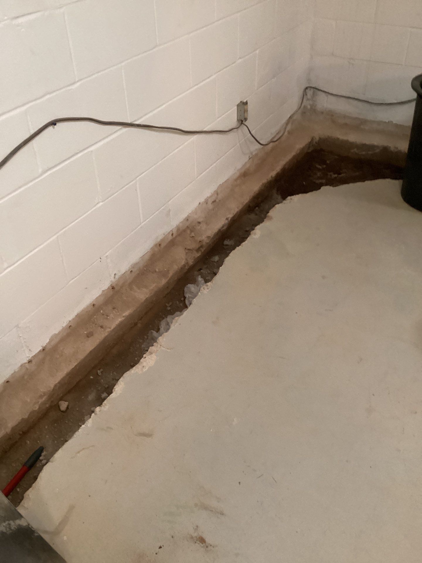 Drain tile in Woodbury by Waterproofing Northeast
