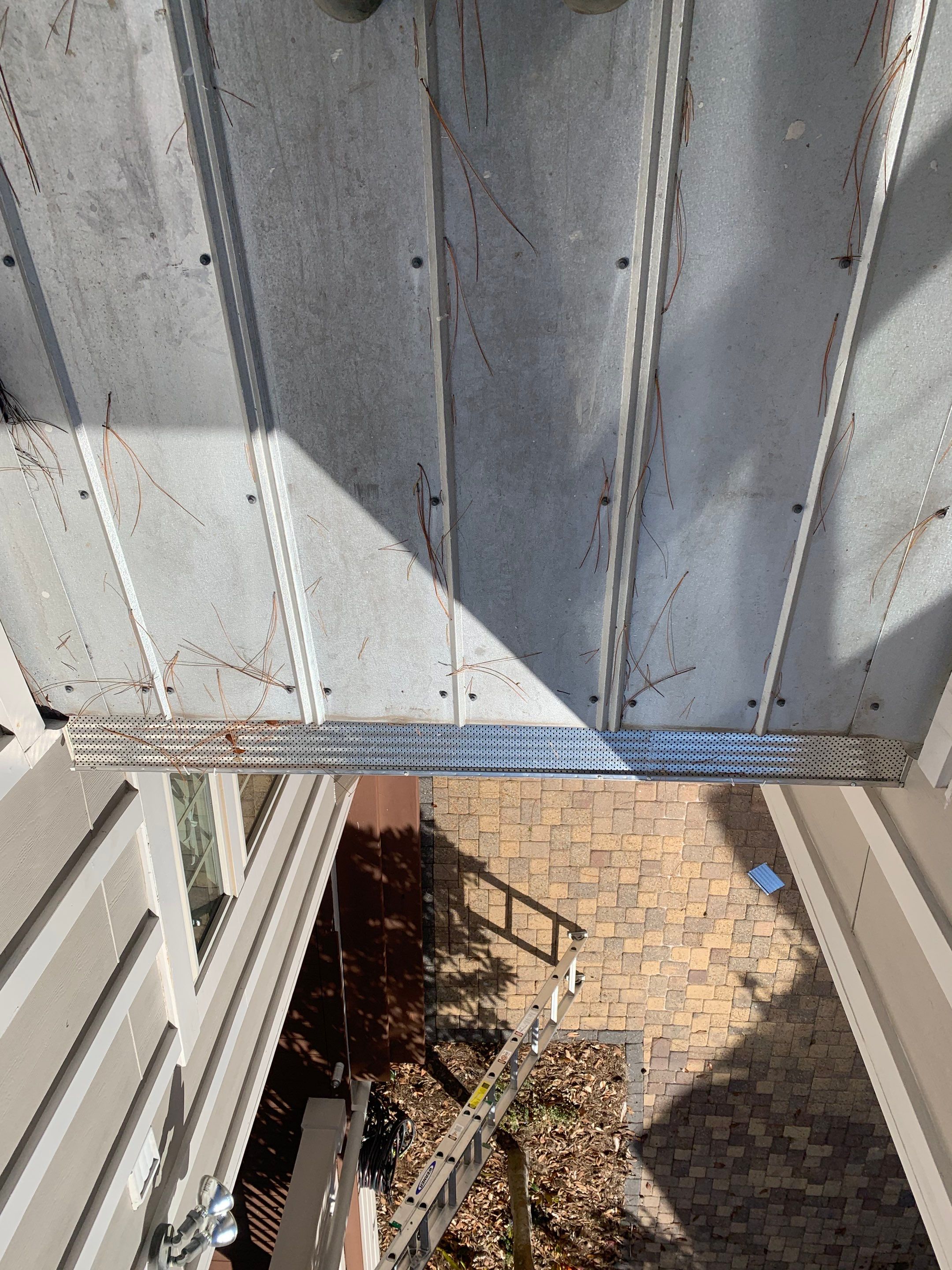 Half Round Gutter Installation with LeafBlaster Pro Gutter Guards by Gutter Professors