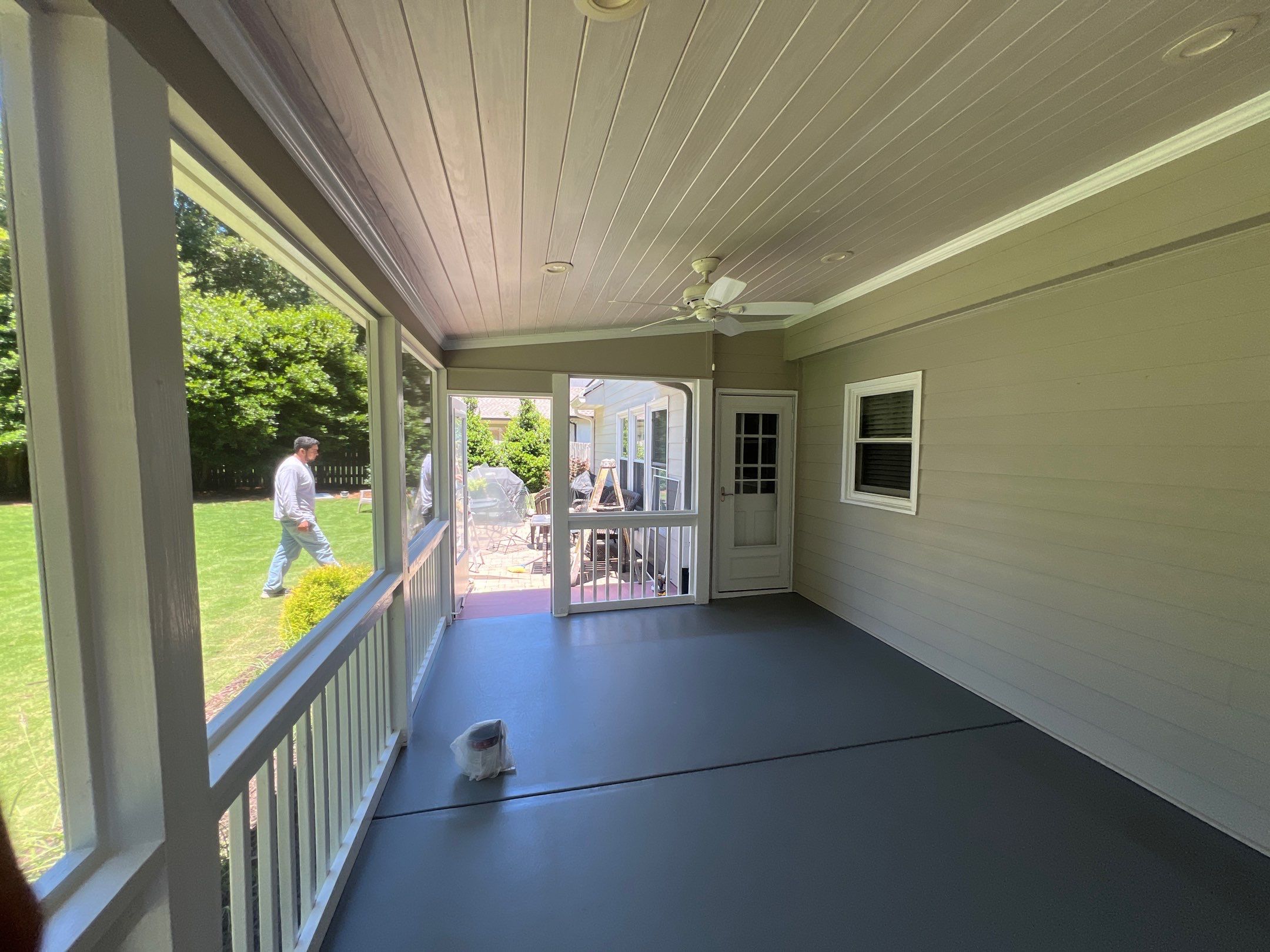 Alpharetta Exterior House Painting and Screened Porch Refresh by Swift Home Renovations