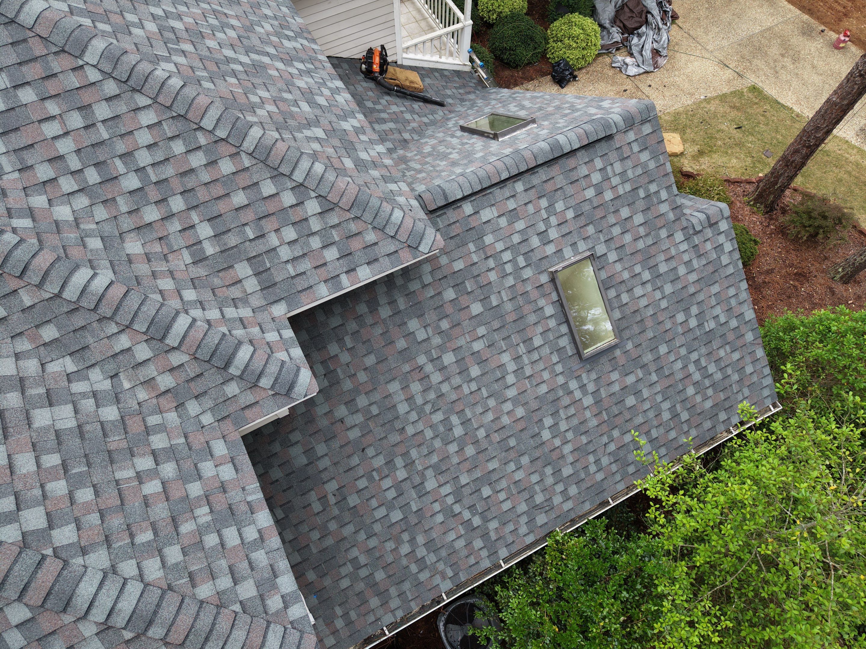 Architectural Shingle Roof Replacement and Skylight Upgrade in Pinehurst by Prepare The Way Roofing