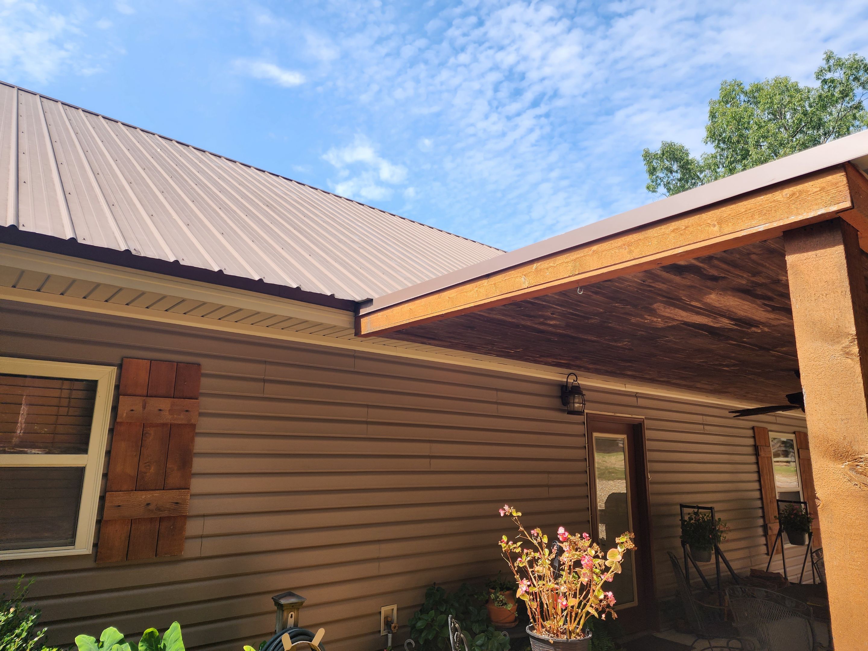 Residential Metal Roof Replacement using Reed's Metals: 26 GA. Standing Seam: Charcoal Grey by Hostetler Roofing